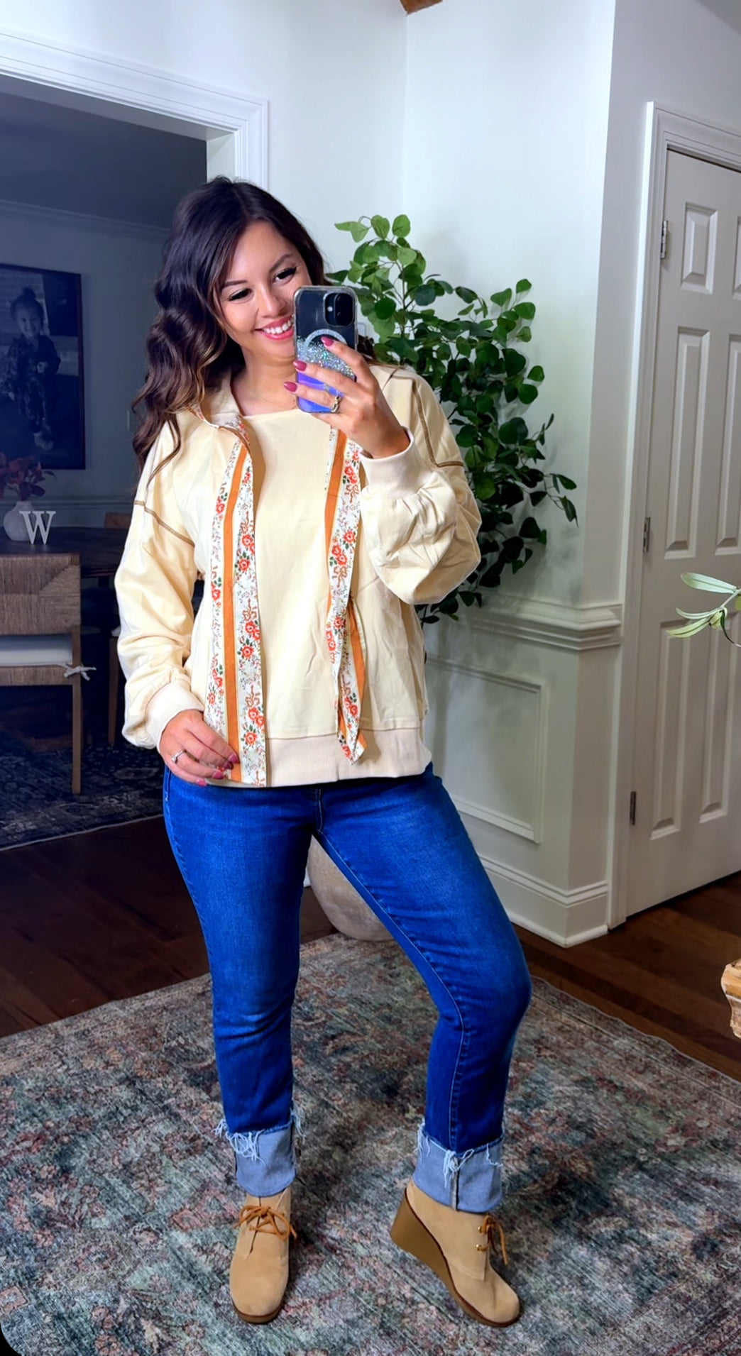 Florally For Fall Hoodie