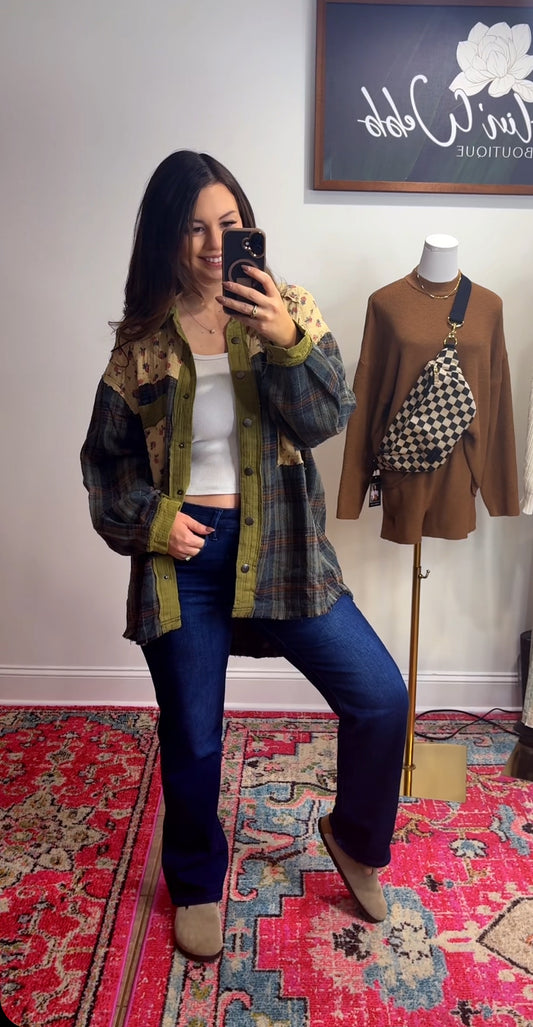 Blossom This Fall Button Up (2 Colors)