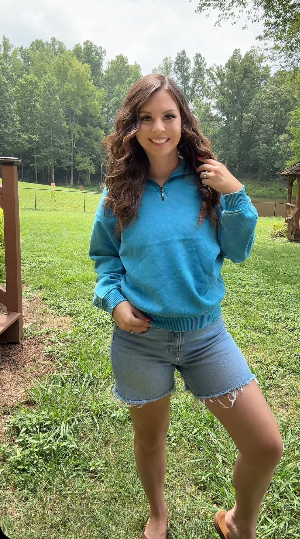 Cozy Pullover (Ocean Blue)