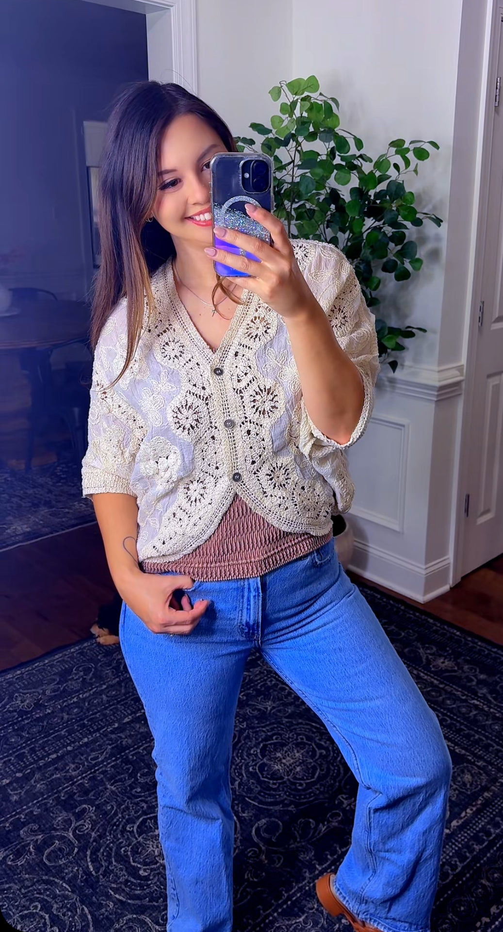 Crochet Me Cute Cardigan (2 Colors)