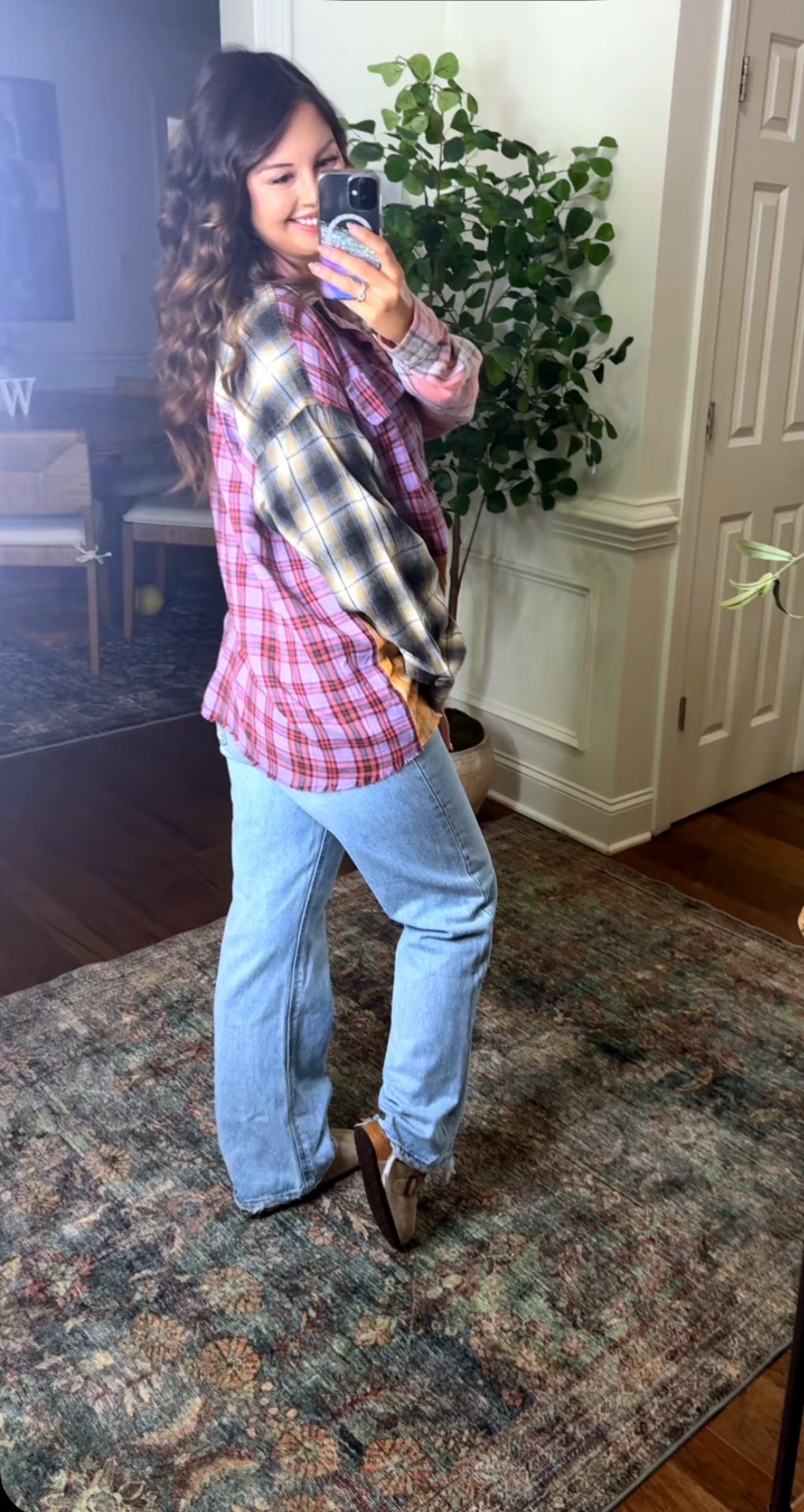 Farmhouse Plaid Button Up