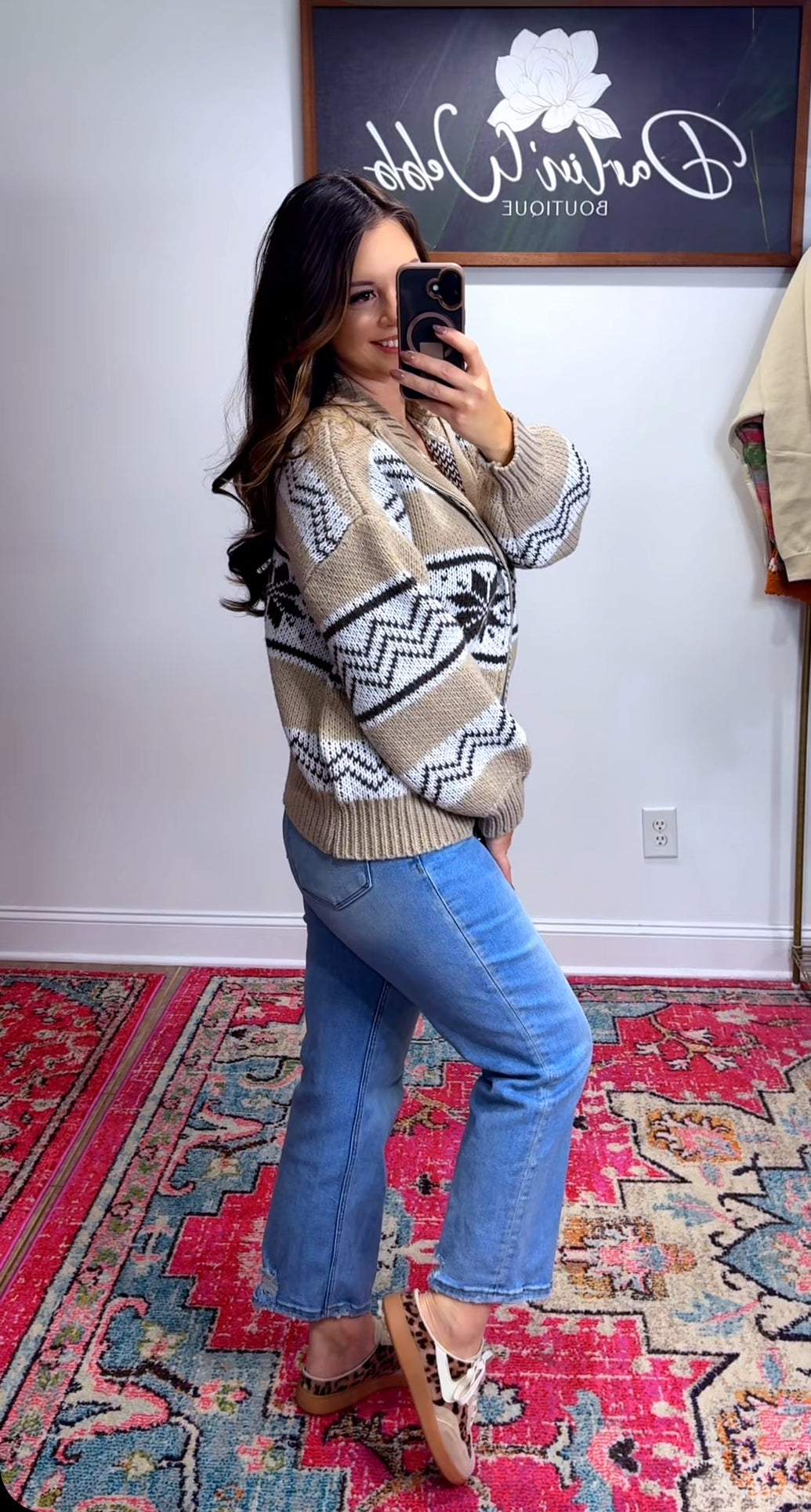 Snowflake My Winter Zip Up Jacket