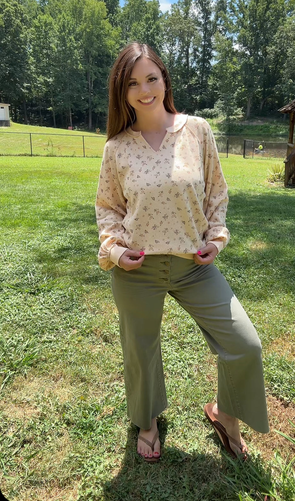 Floral Me Cute Top