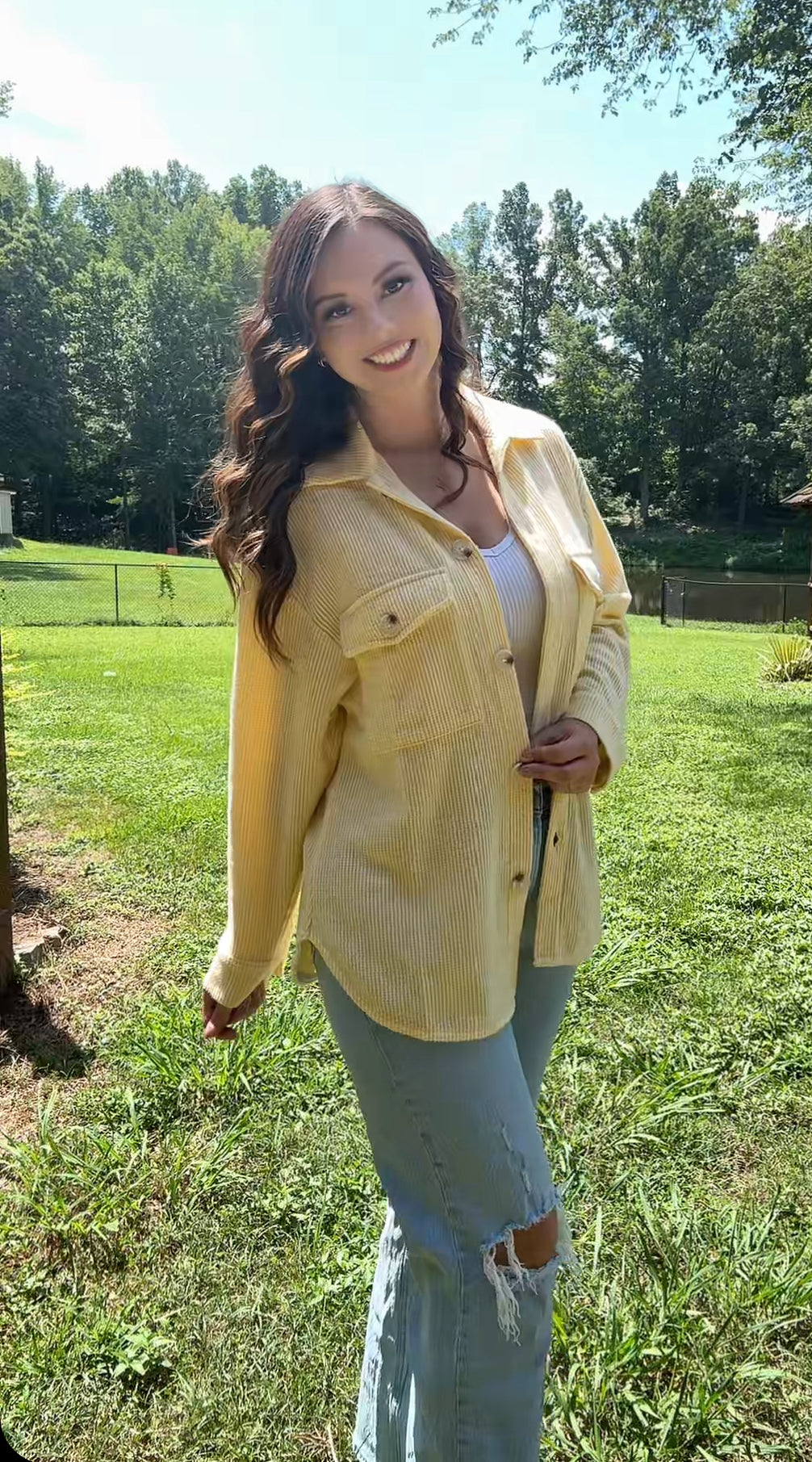 *RESTOCK* The Darling Button Up (Yellow)