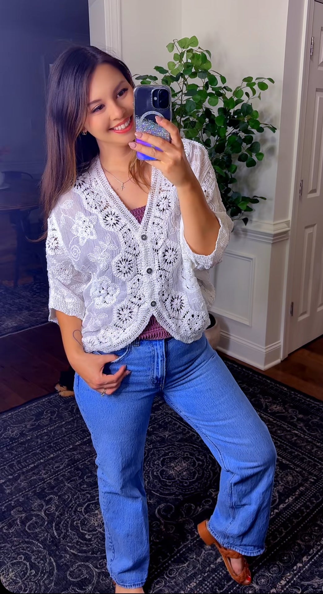 Crochet Me Cute Cardigan (2 Colors)
