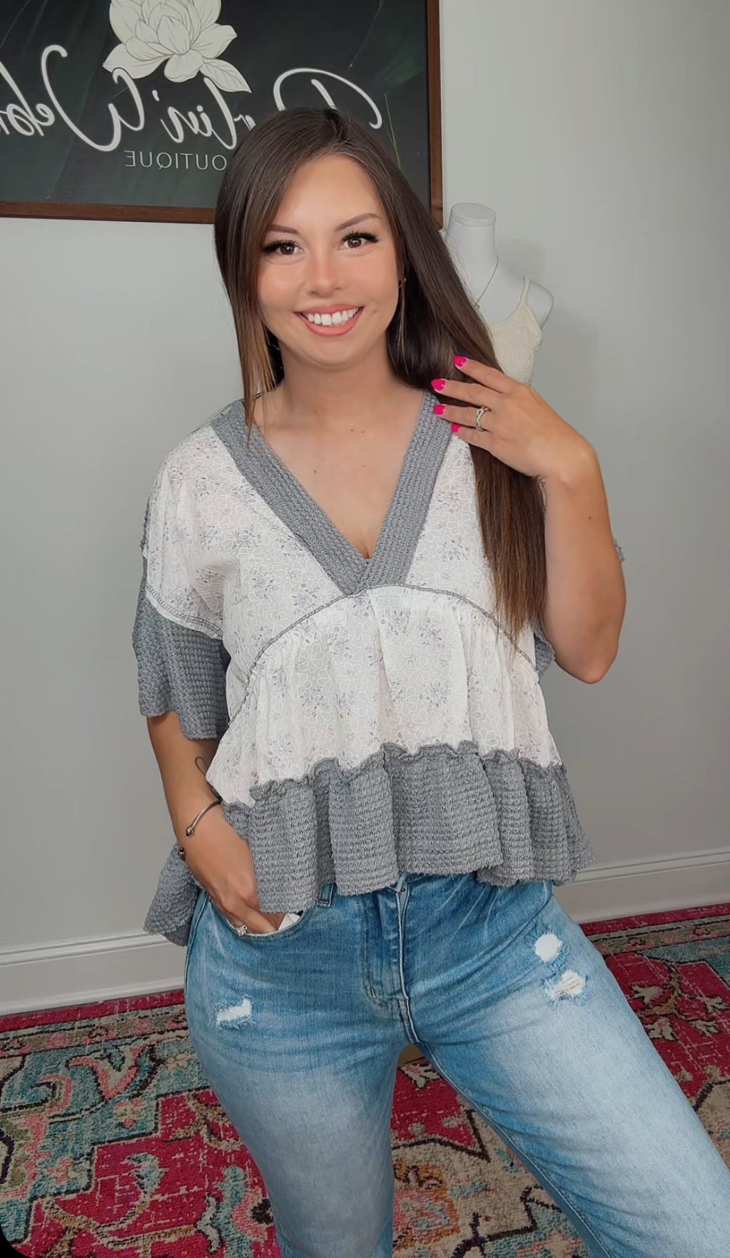 Too Cute Floral Top