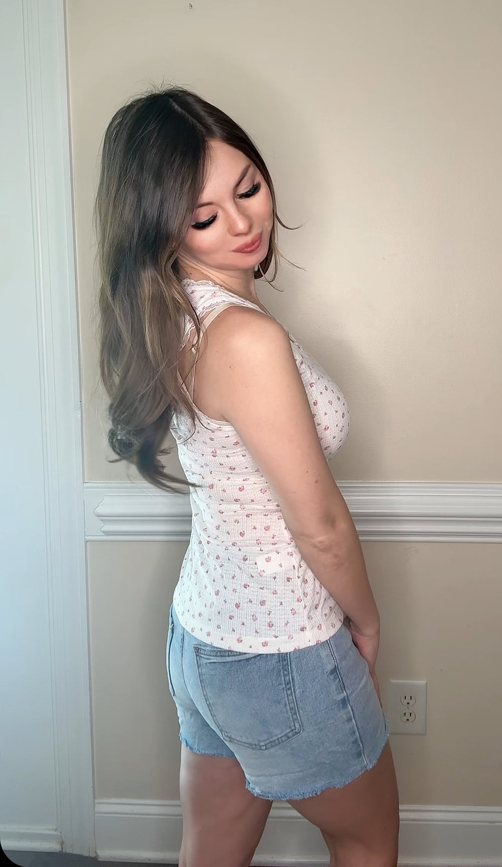 Floral Lace Tank (2 Colors)