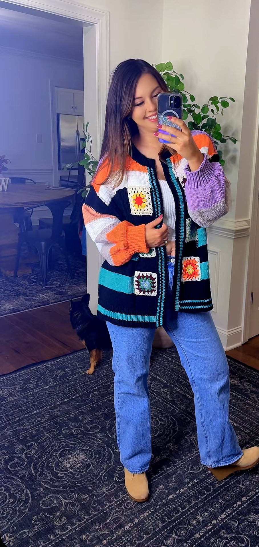 Chenille Vibes Cardigan