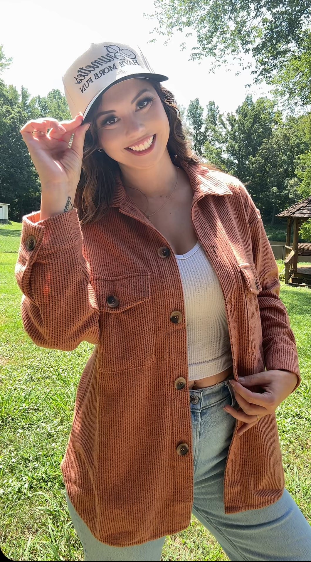 The Darling Button Up (Rust) PREORDER SHIPS 8/22
