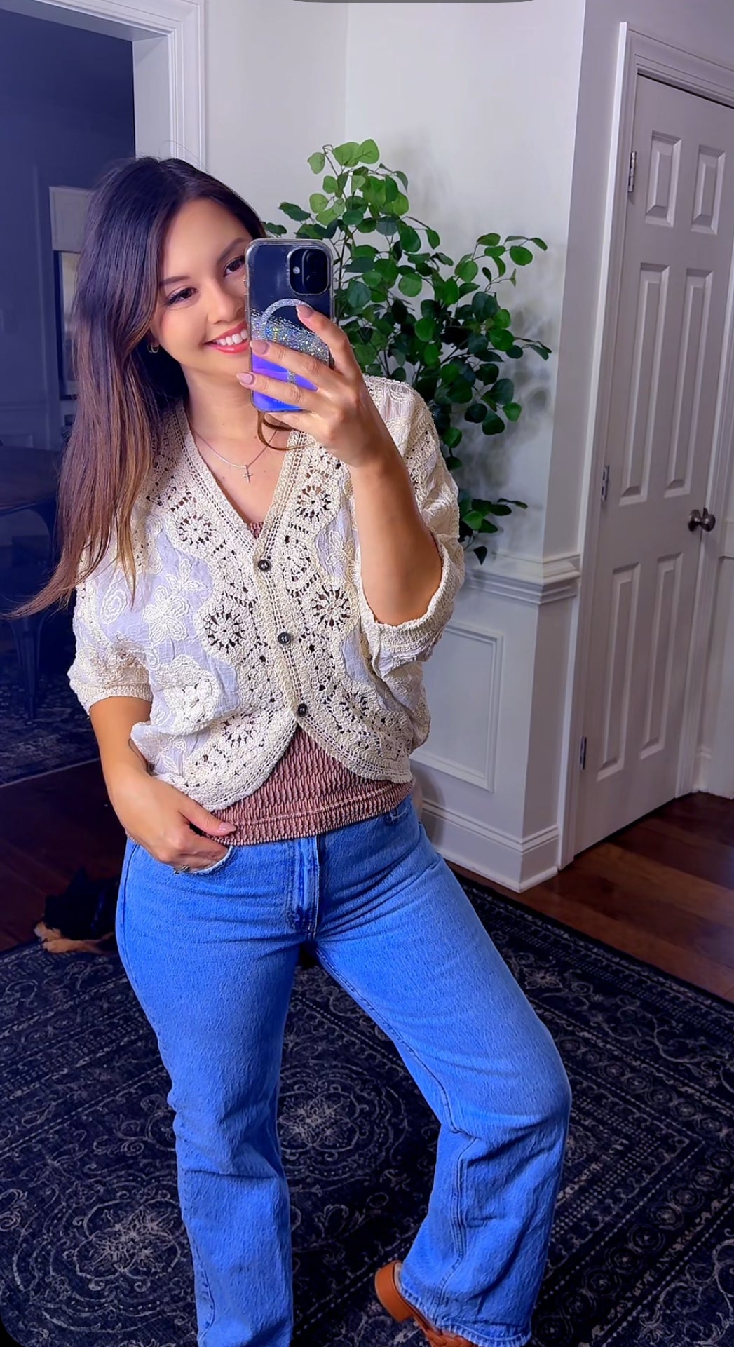 Crochet Me Cute Cardigan (2 Colors)