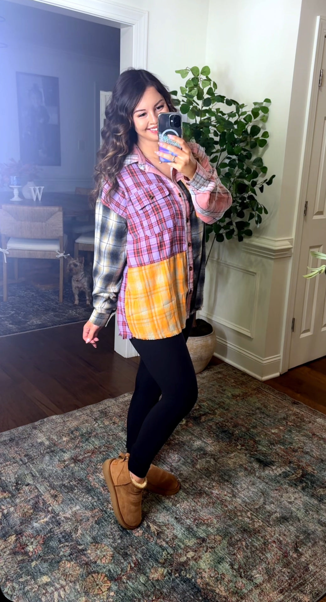 Farmhouse Plaid Button Up