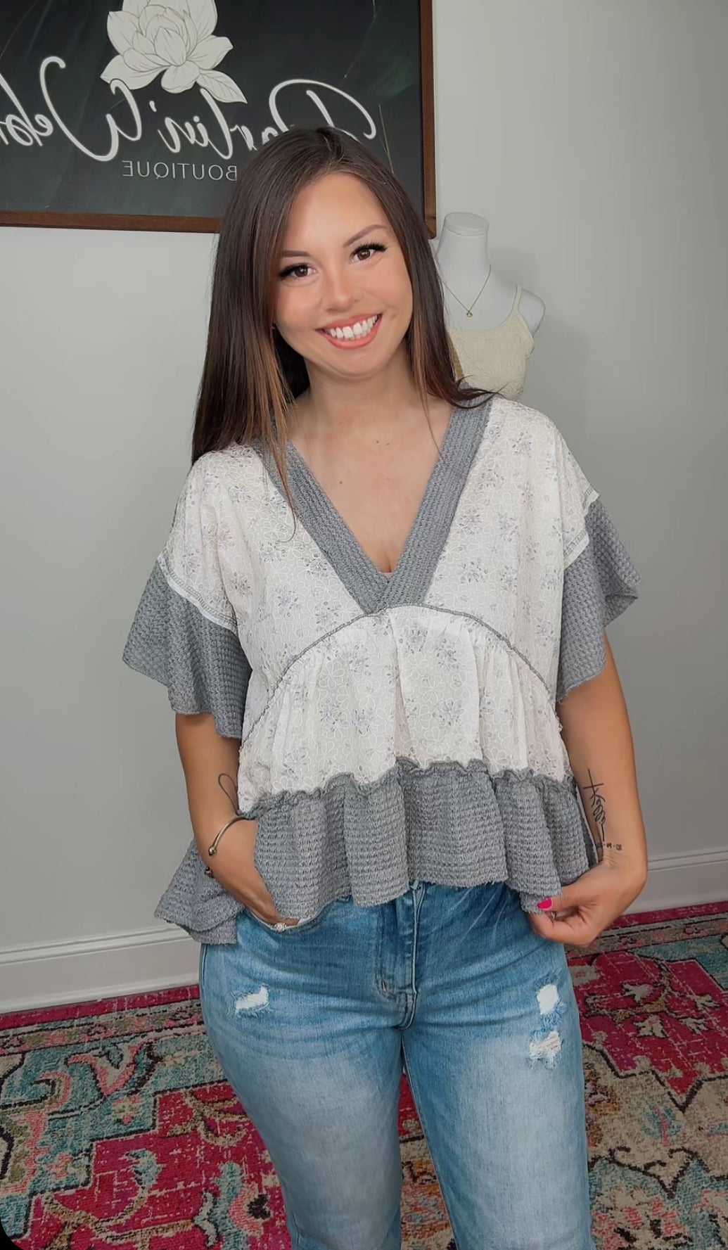 Too Cute Floral Top