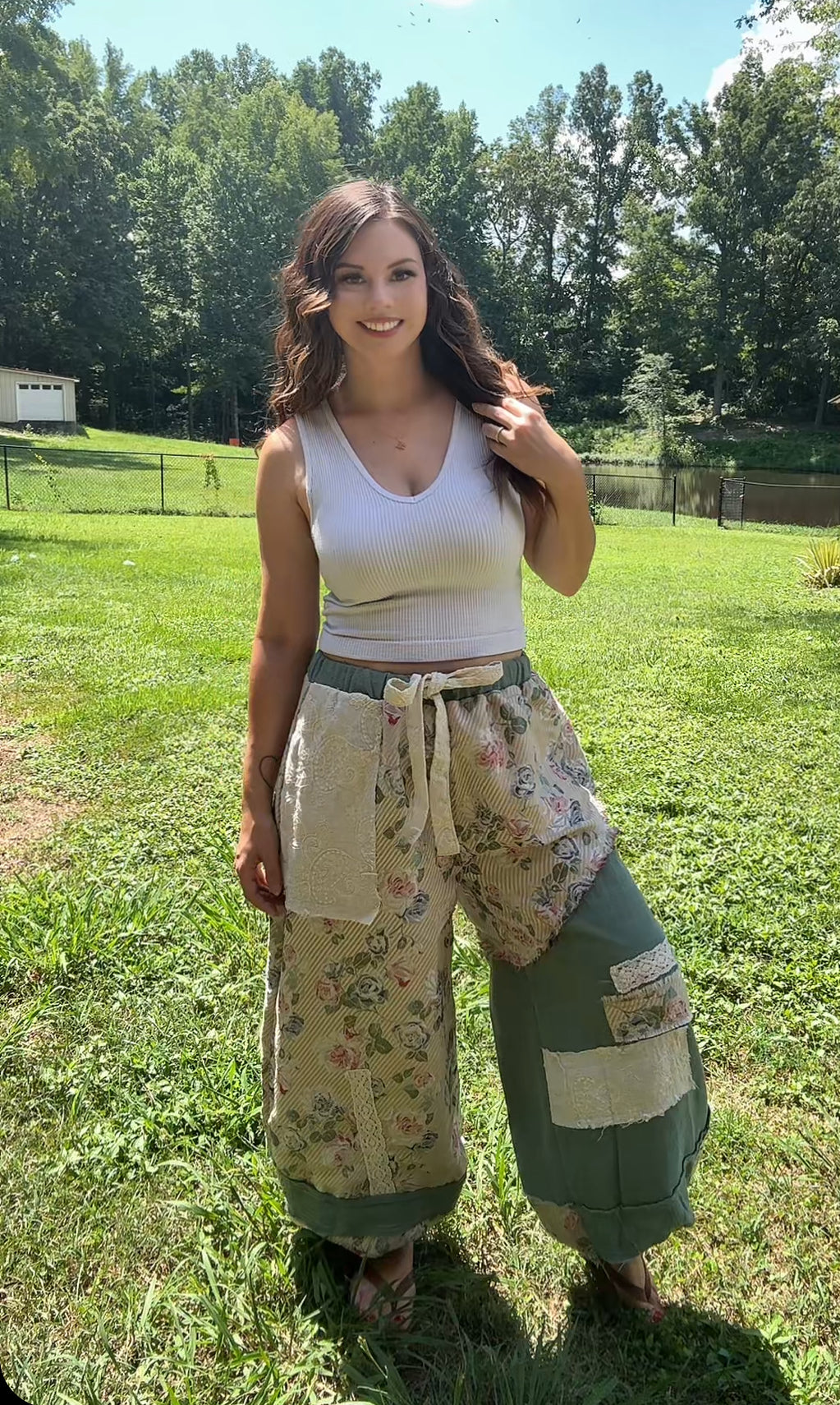 Boho Floral Joggers (POL)