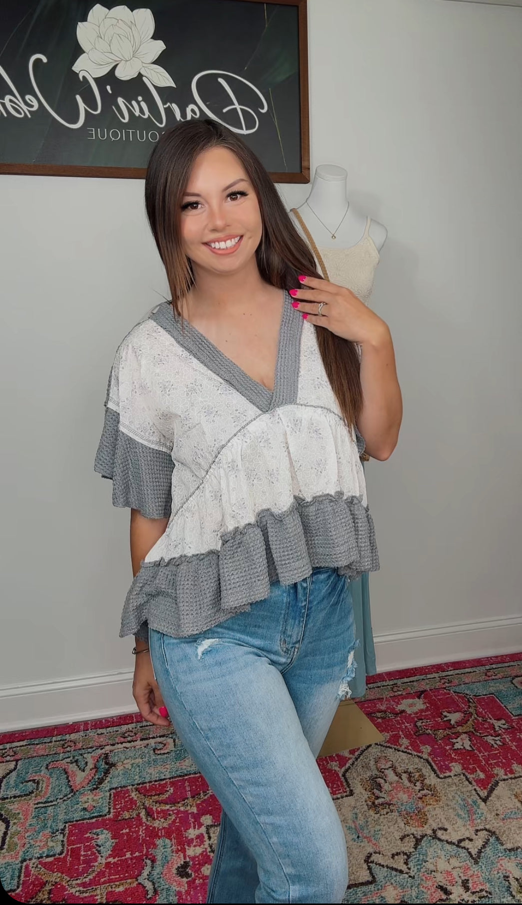 Too Cute Floral Top
