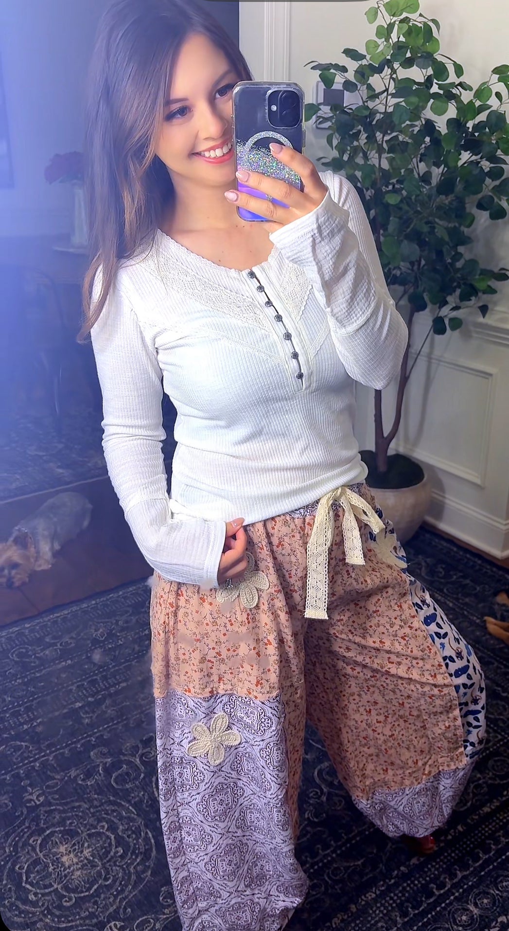 Boho My Life Joggers (Pink)