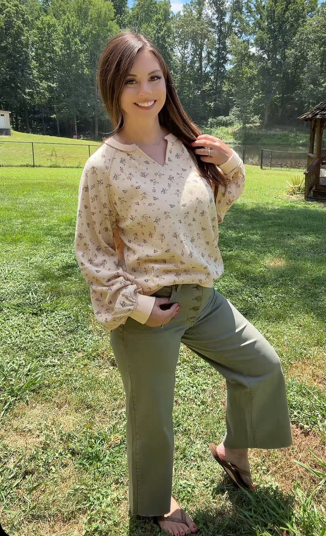 Floral Me Cute Top
