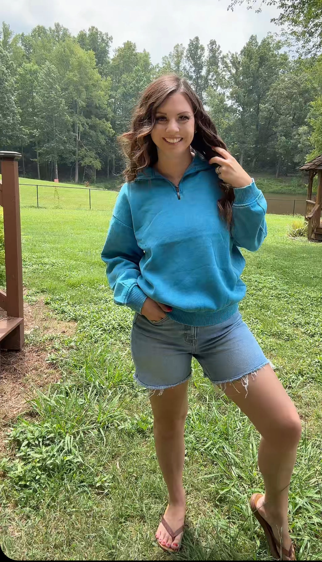 Cozy Pullover (Ocean Blue)