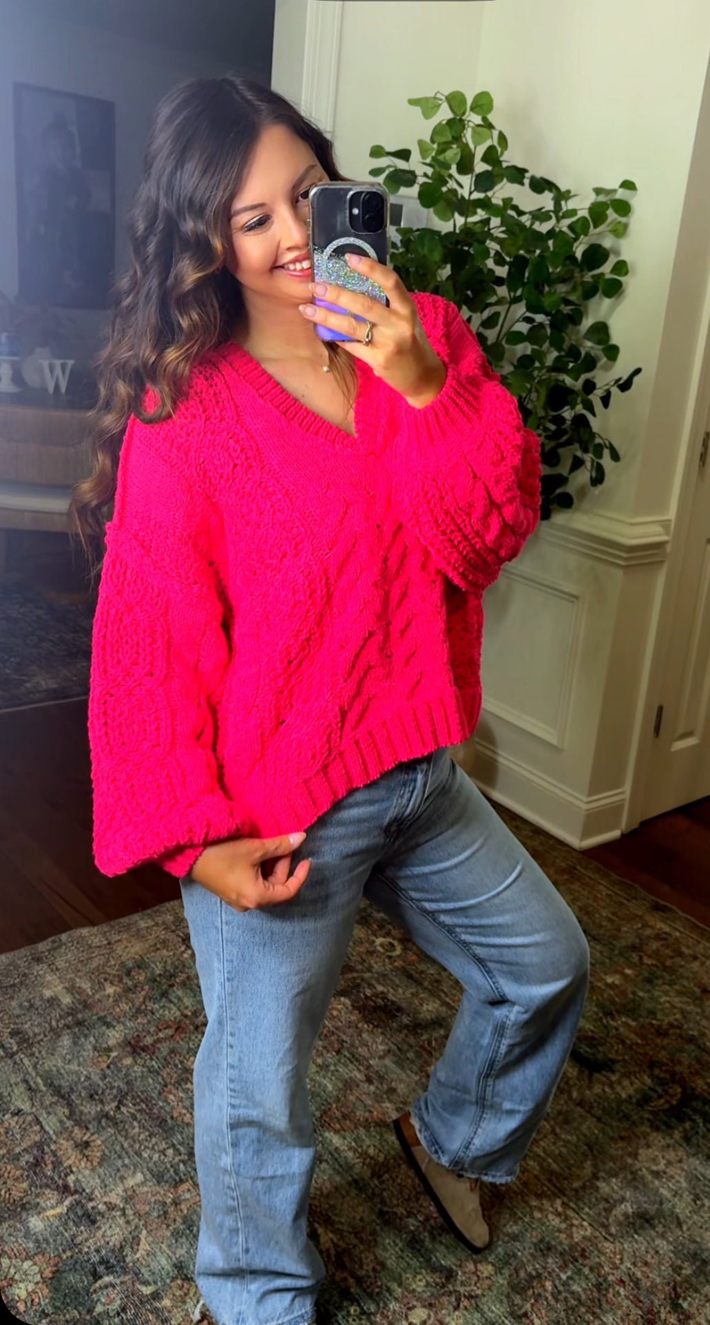 Pretty in POL Sweater
