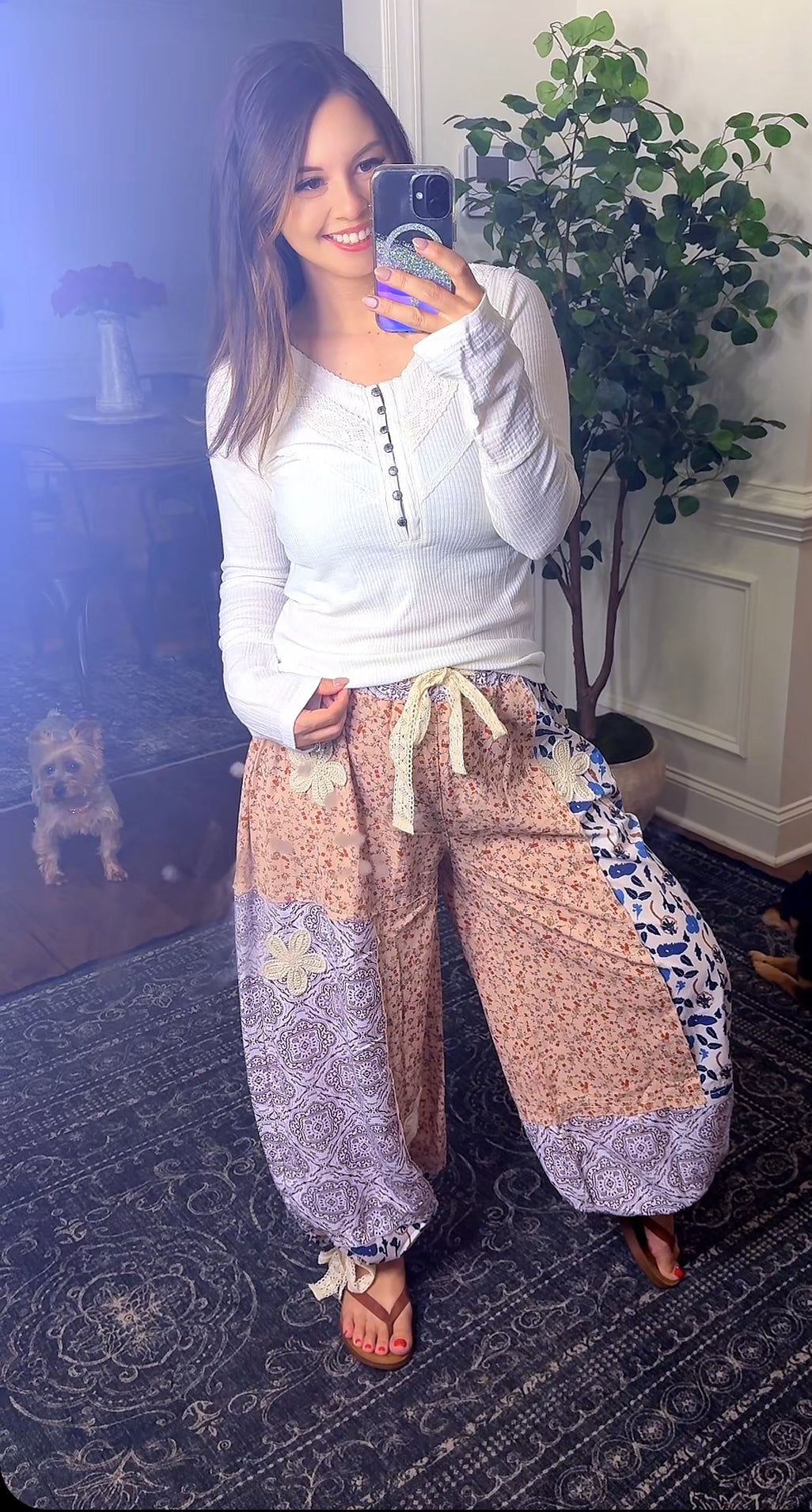 Boho My Life Joggers (Pink)