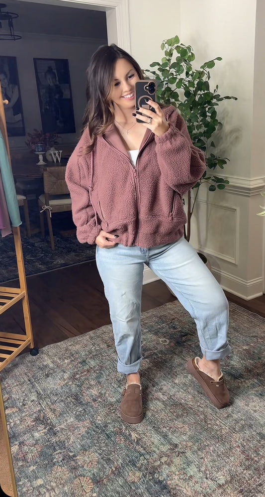 Surely Sherpa Jacket (2 Colors)