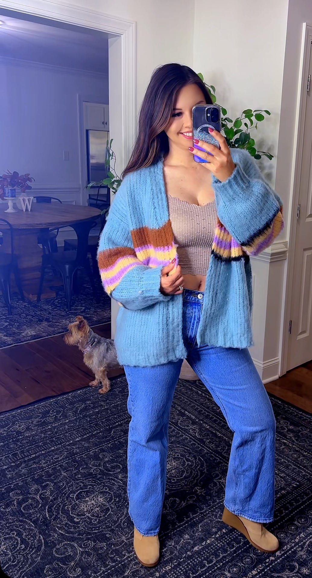 Fuzzy For Fall Cardigan (2 Colors)