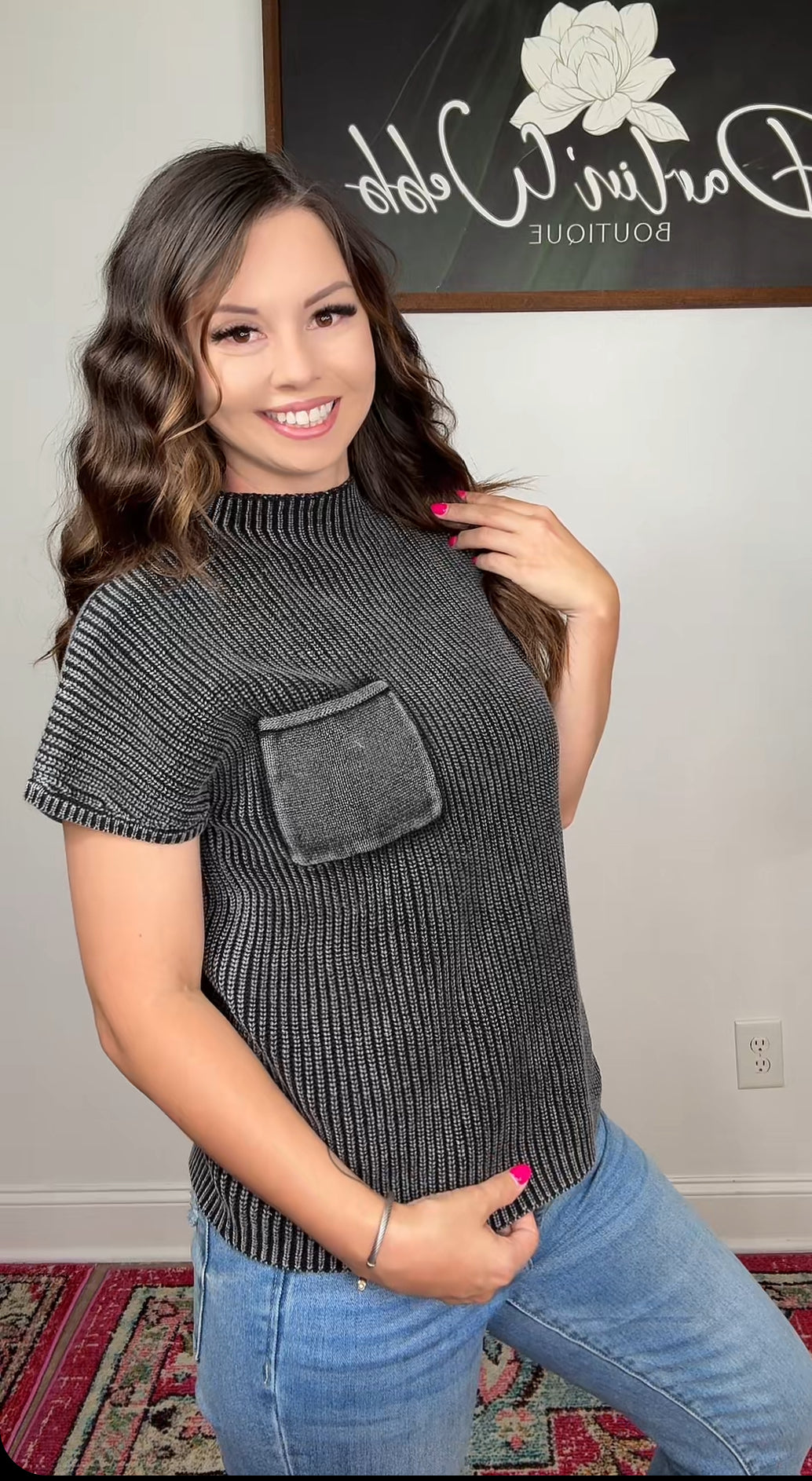 Casual Darling Top (Black)