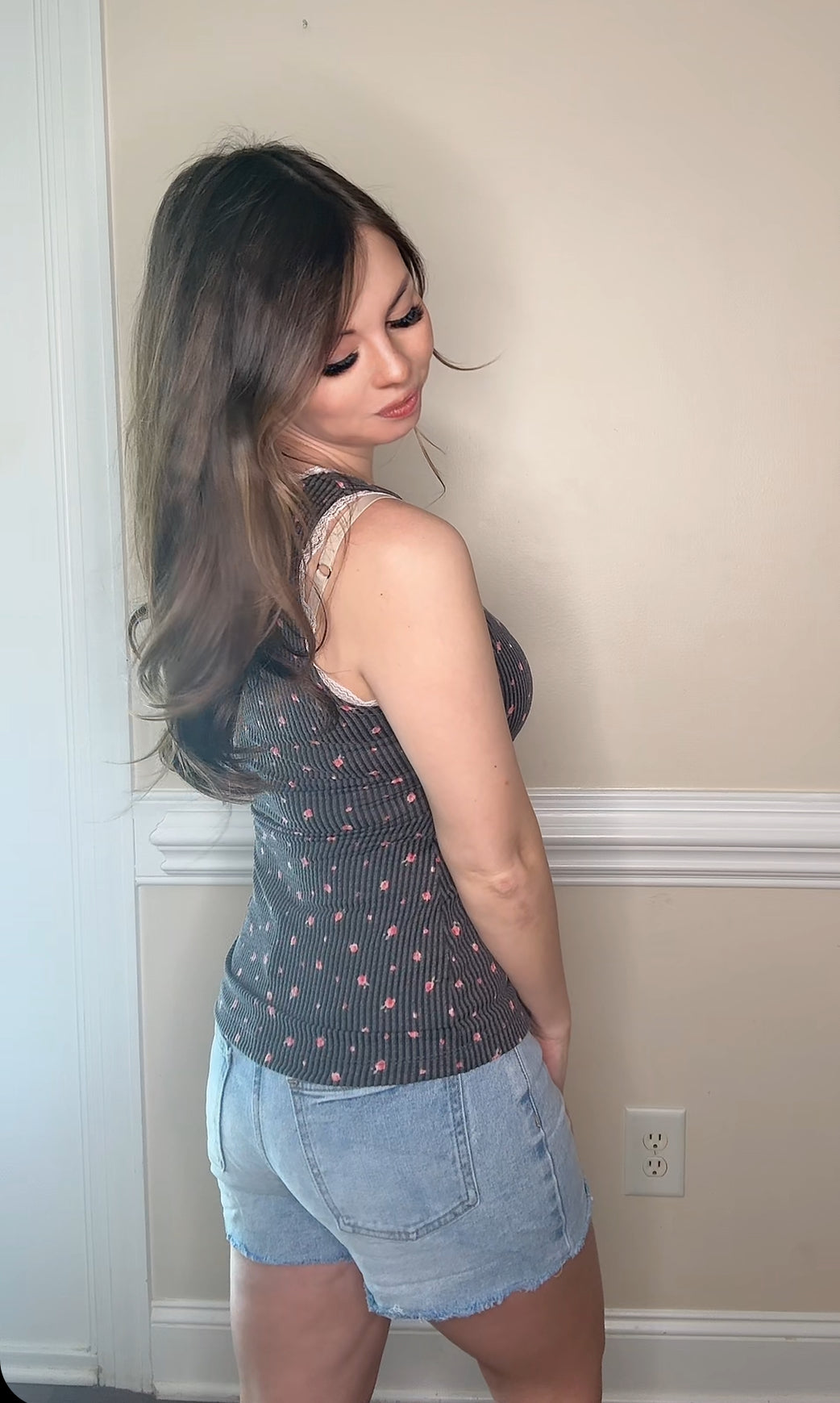 Floral Lace Tank (2 Colors)