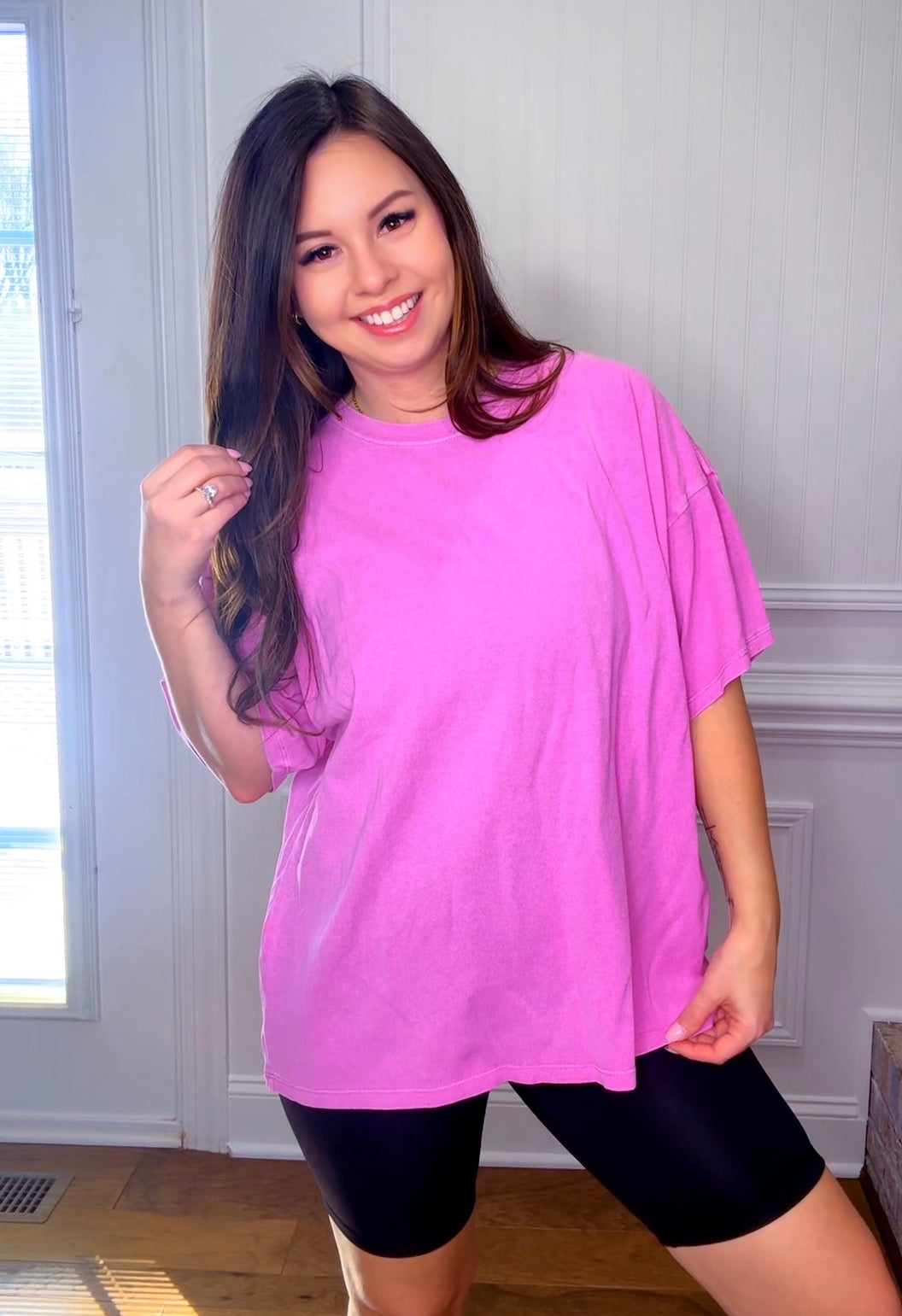 Oversized Mineral Wash T-shirt (5 Colors)
