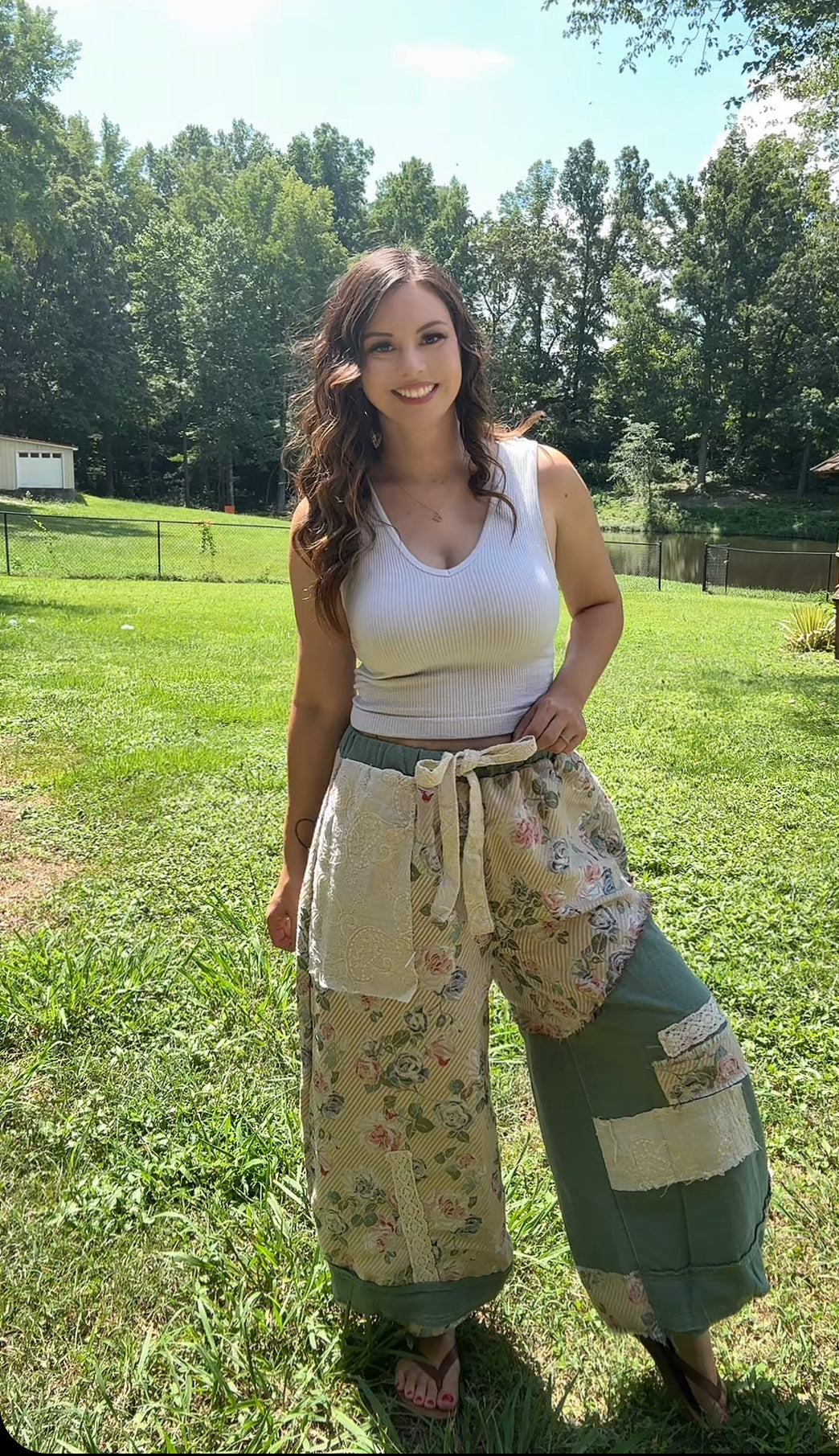 Boho Floral Joggers (POL)