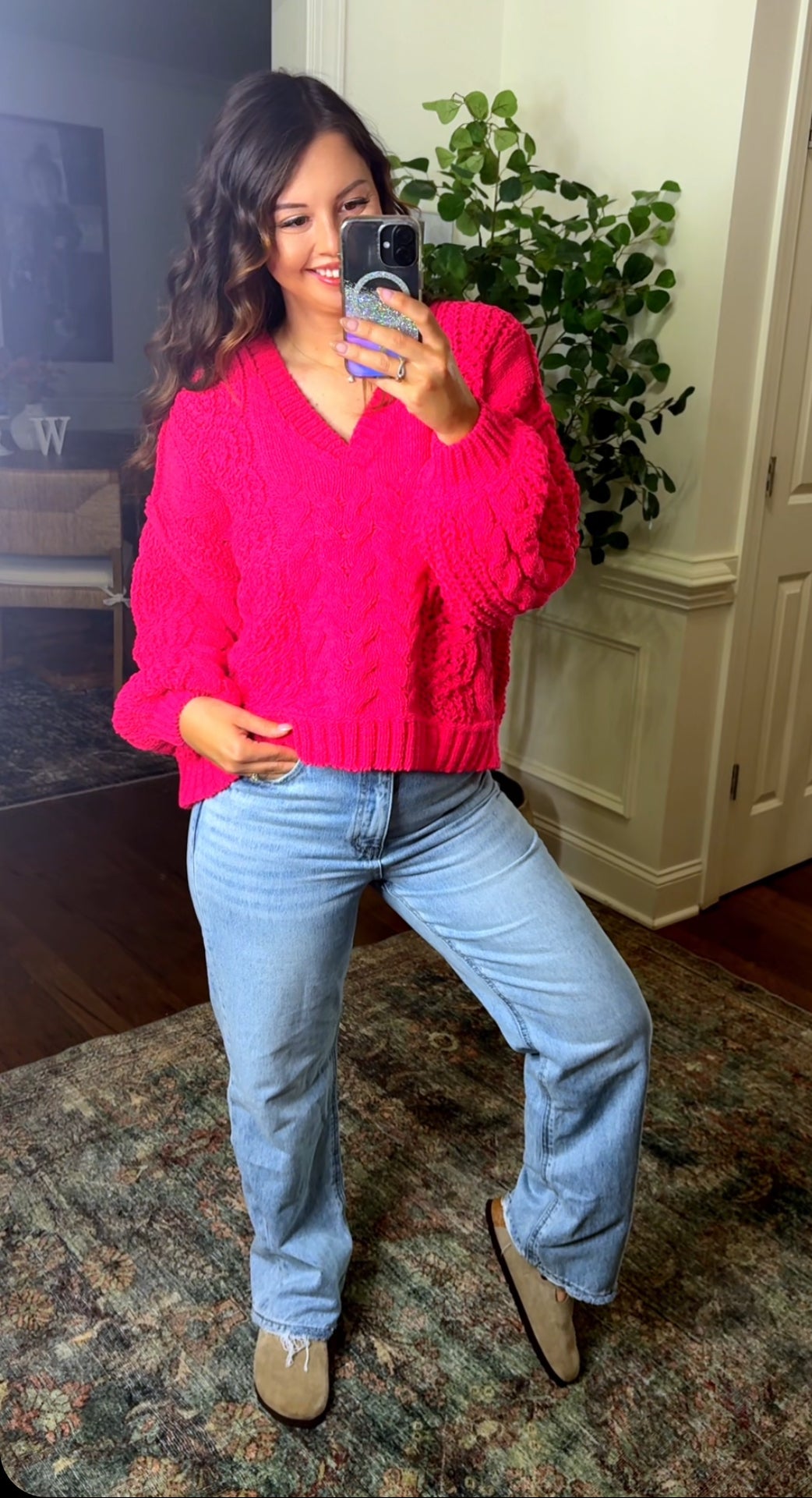 Pretty in POL Sweater