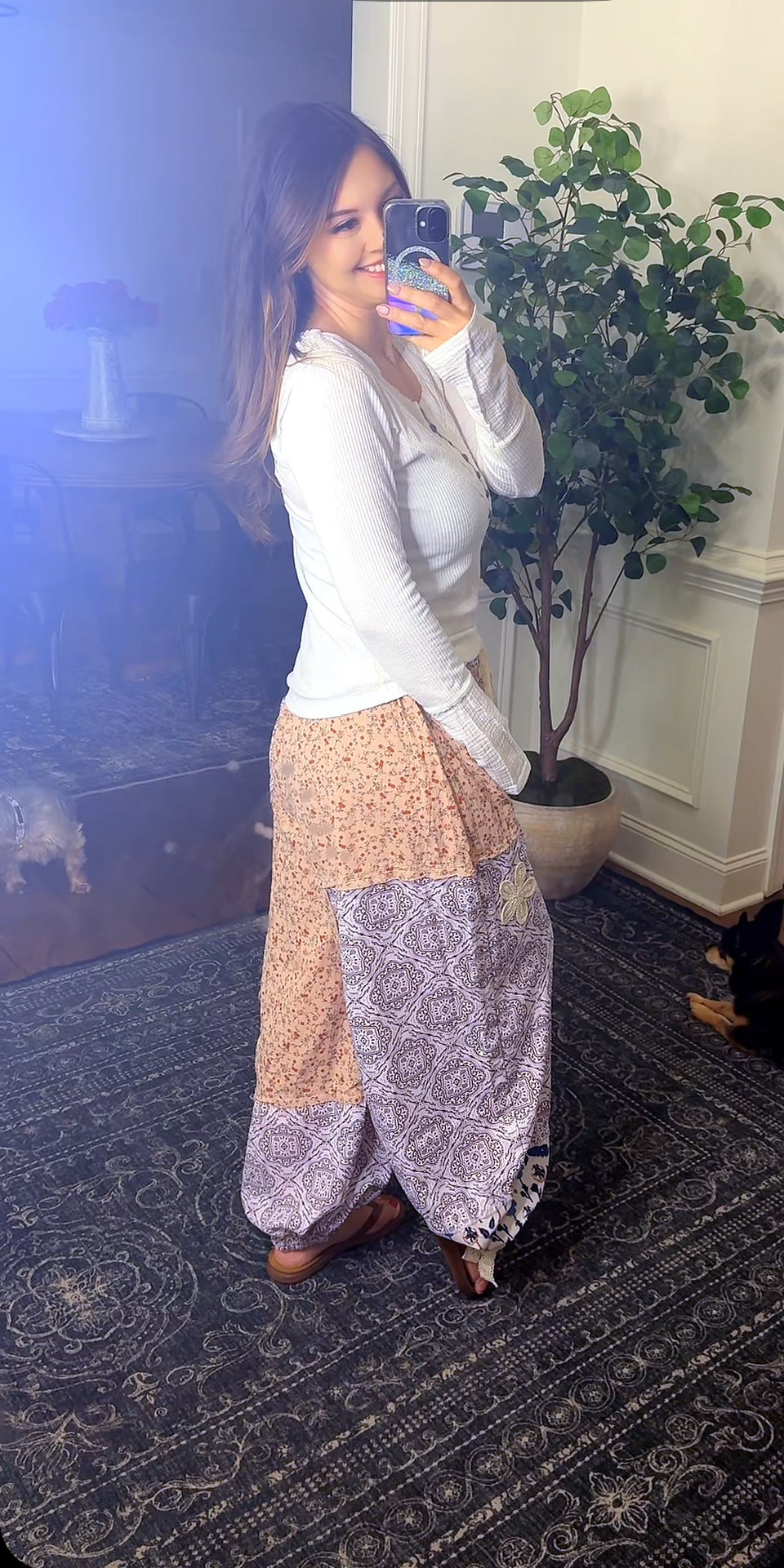 Boho My Life Joggers (Pink)