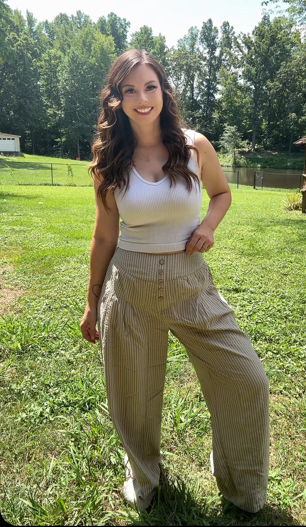 Cute As A Button Pants