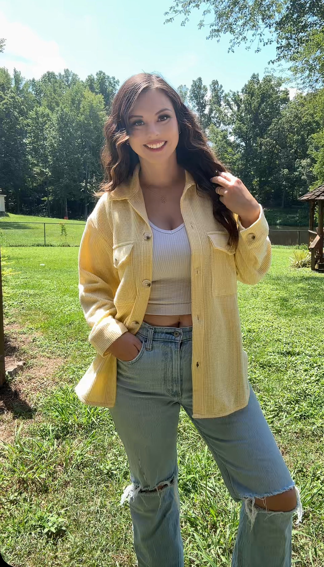 *RESTOCK* The Darling Button Up (Yellow)