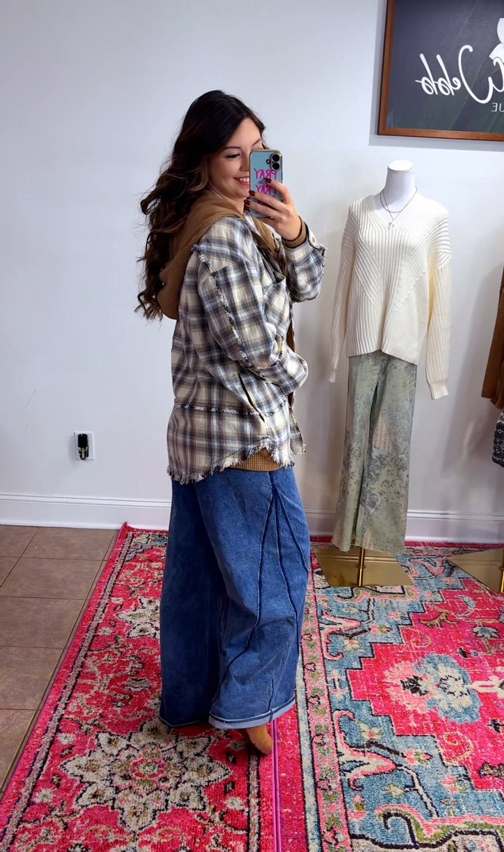 Hooded For Fall Flannel (2 Colors)