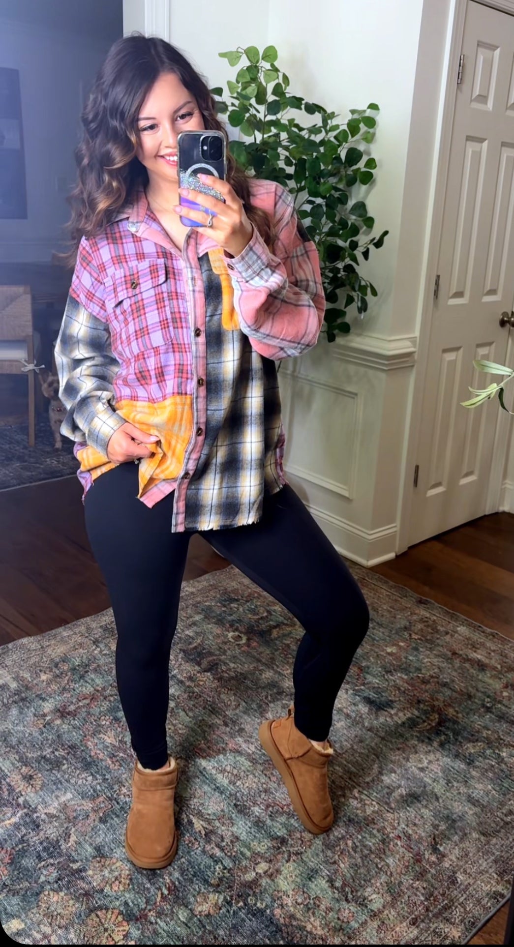 Farmhouse Plaid Button Up