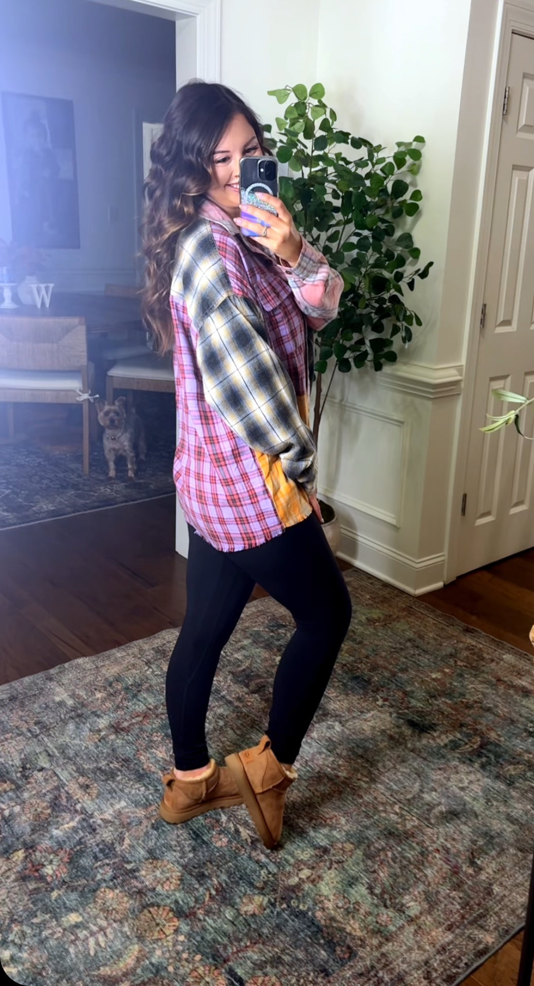Farmhouse Plaid Button Up
