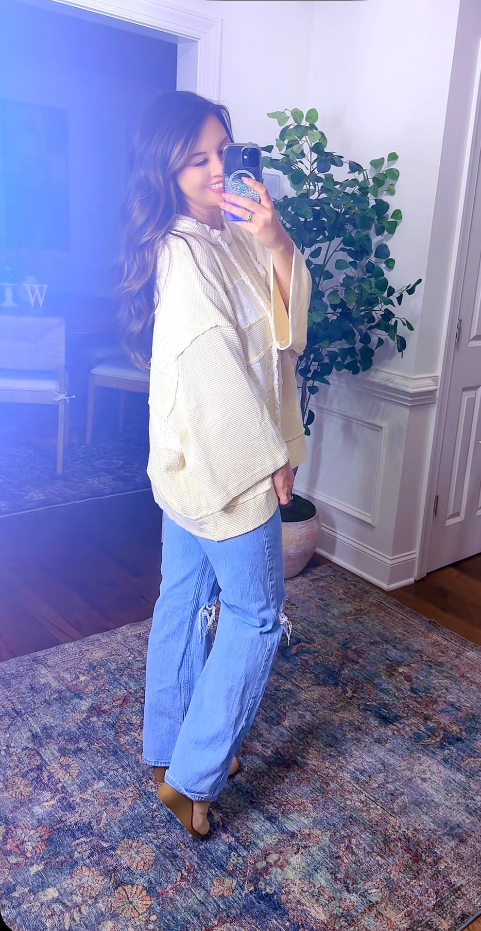 The Cream Lace Pullover (POL)