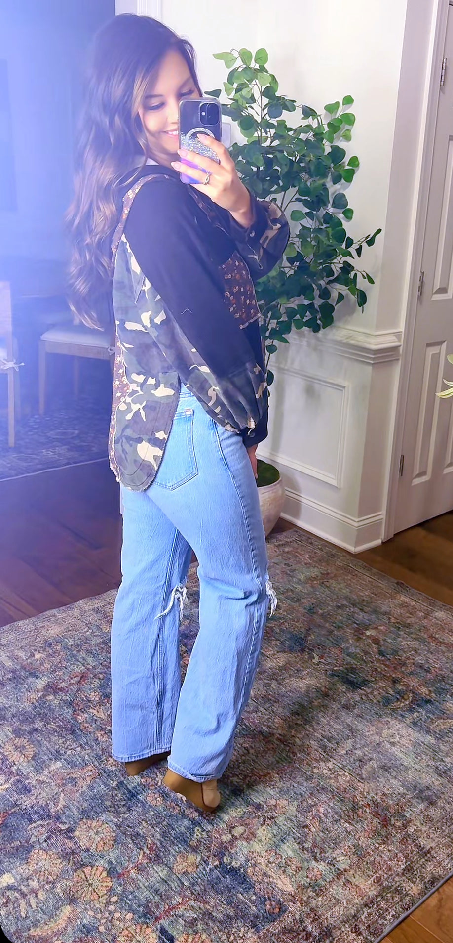 The Florally Camo Top (POL)