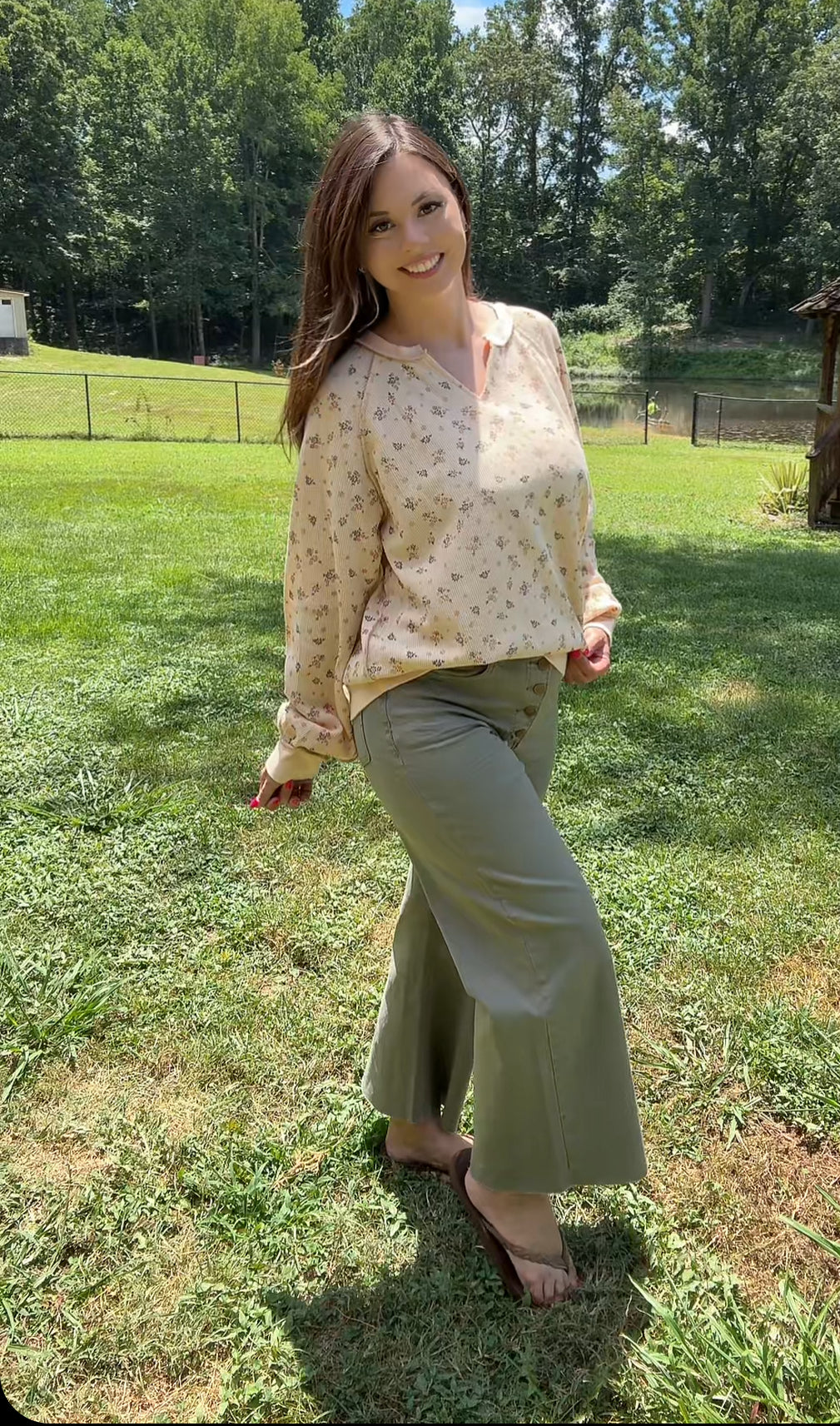 Floral Me Cute Top
