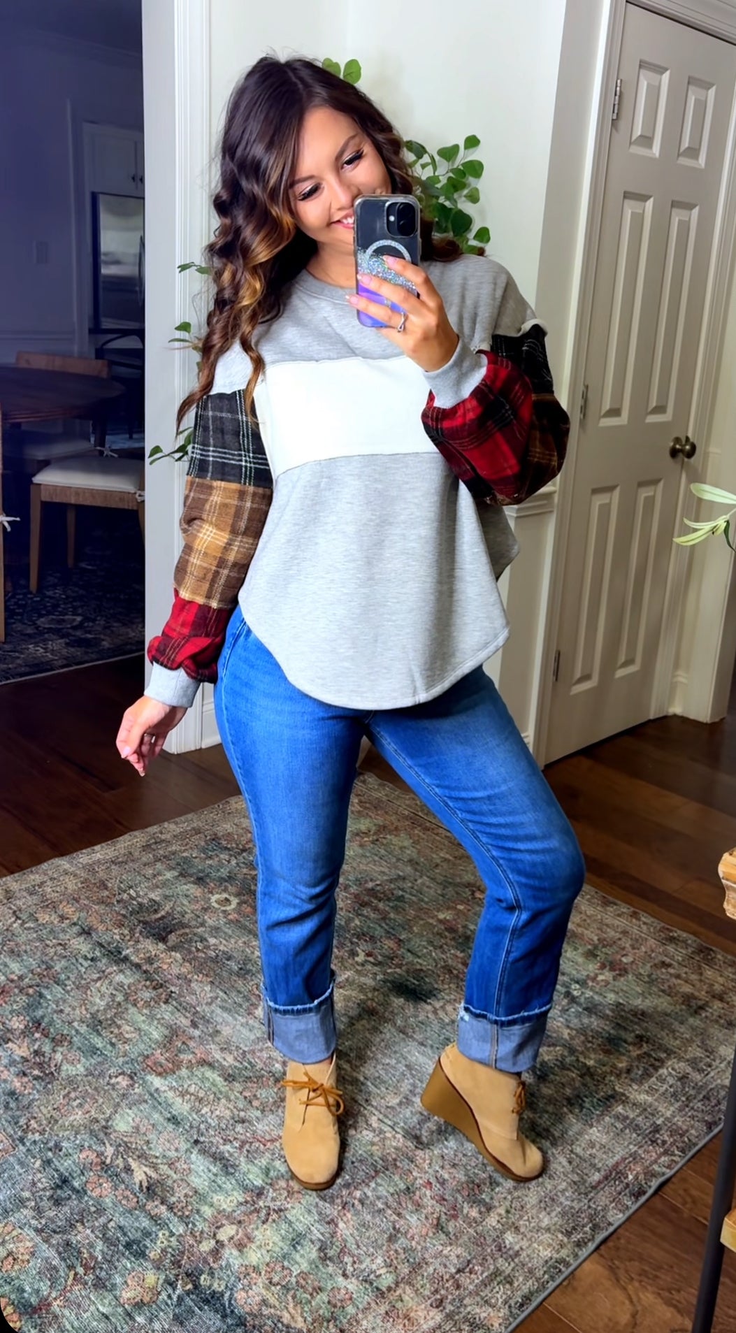 Plaid For Life Pullover
