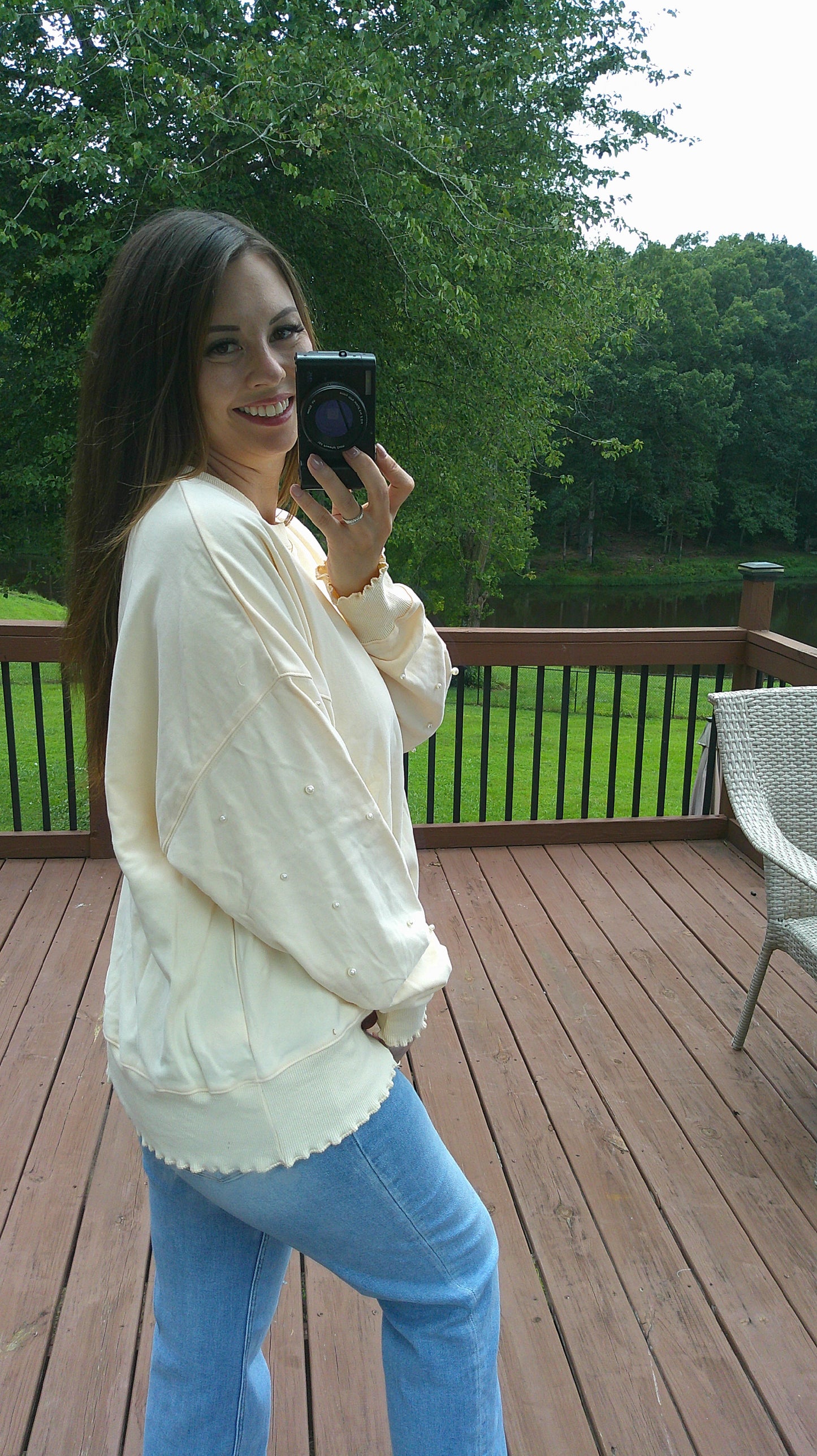 Pearl Me Knot Top