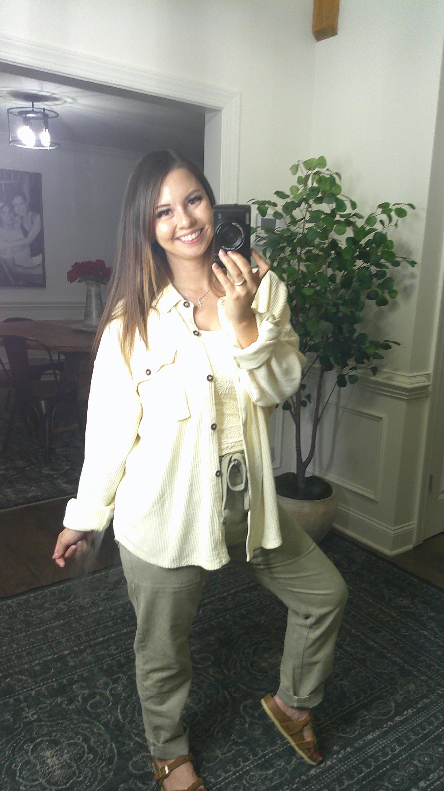 Your Go To Button Up (Cream)