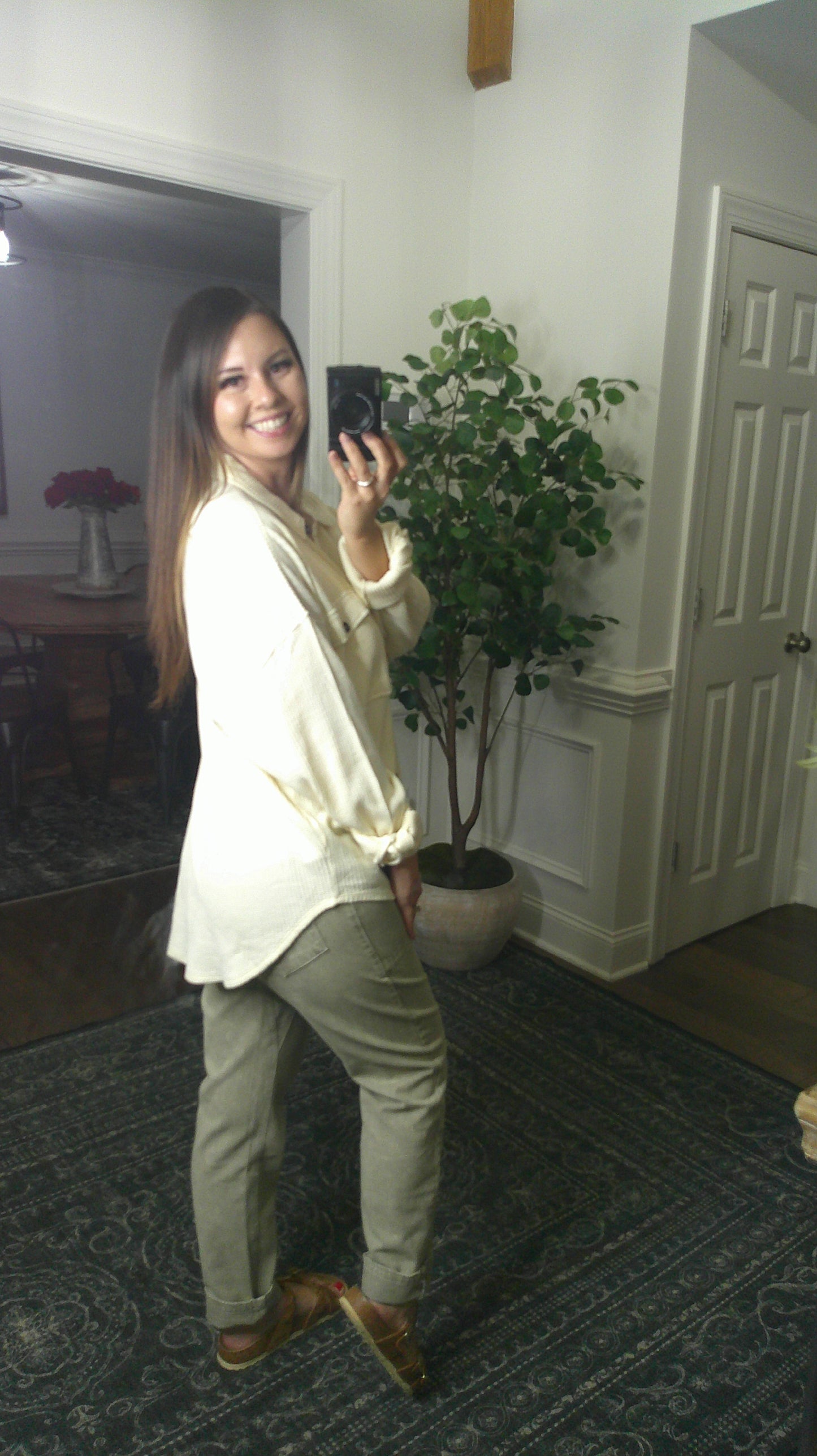 Your Go To Button Up (Cream)