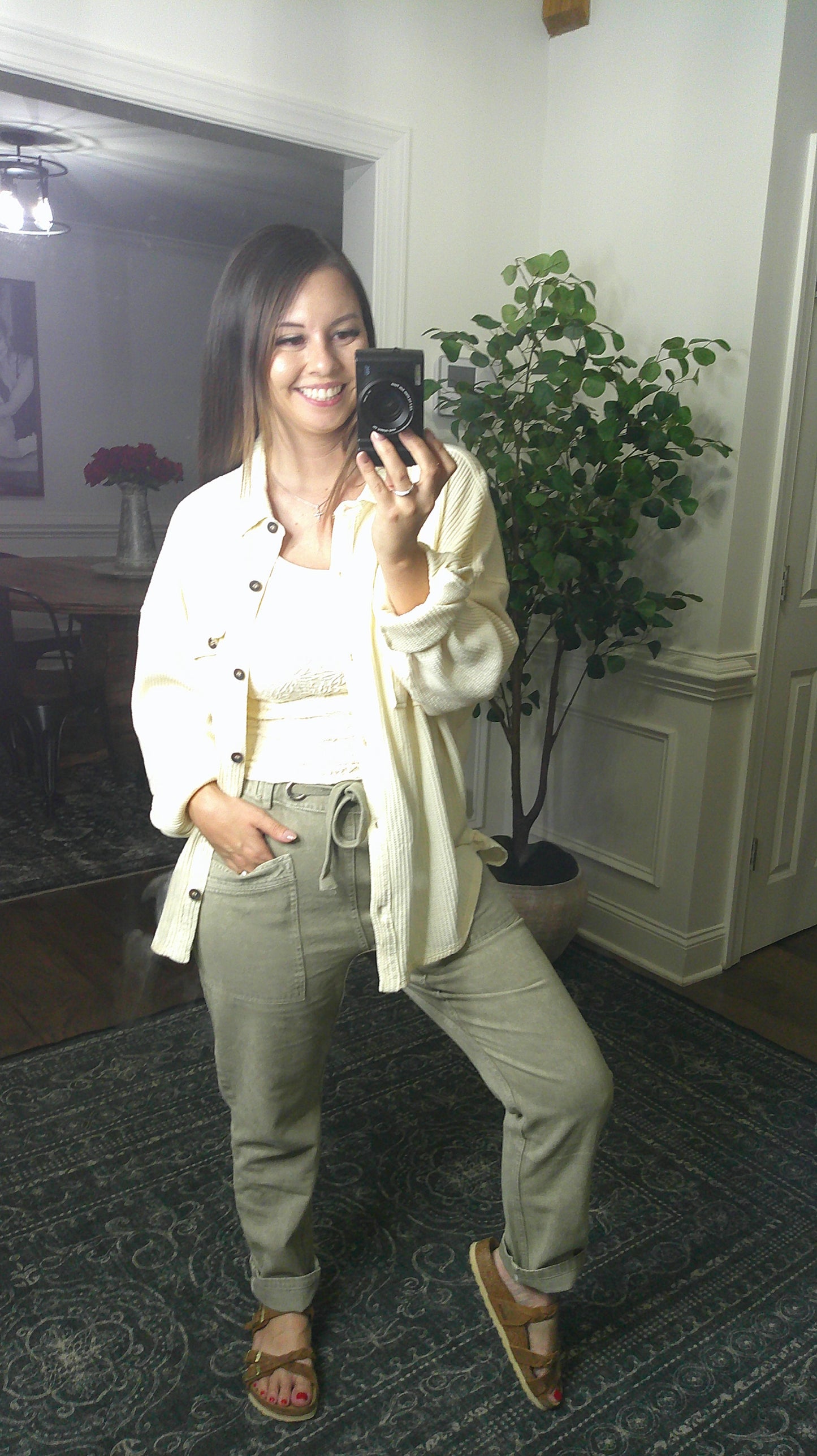 Your Go To Button Up (Cream)