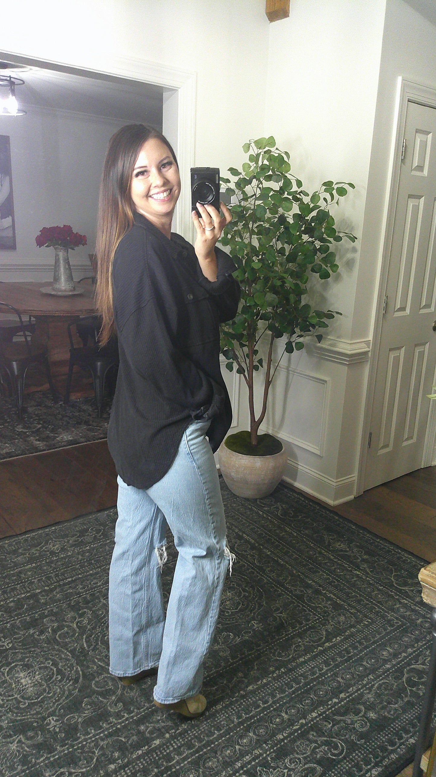 Your Go To Button Up (Black)
