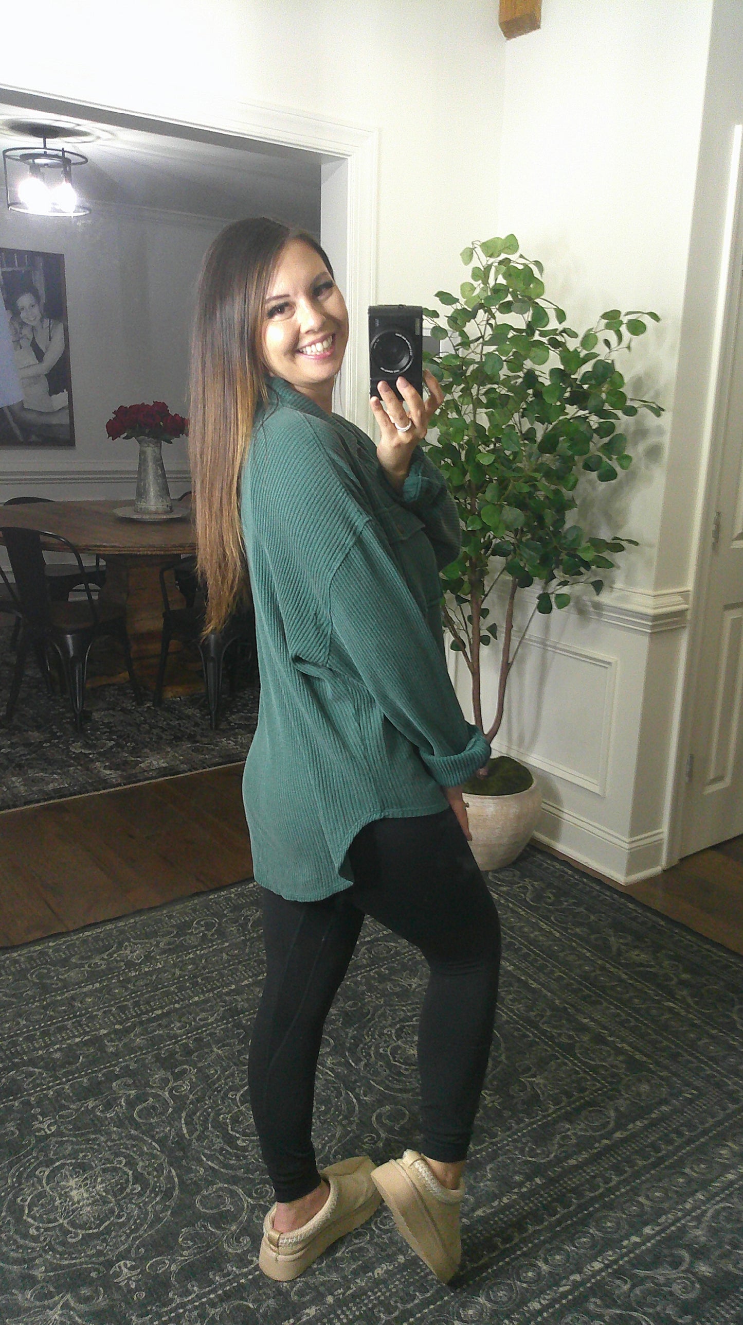 Your Go To Button Up (Green)