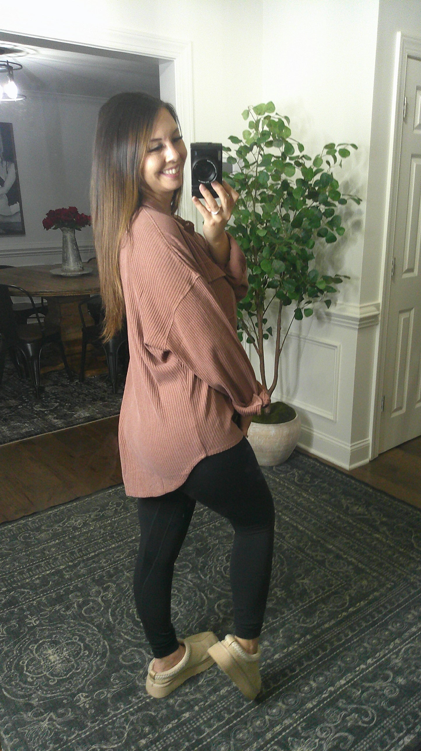 Your Go To Button Up (Chestnut)