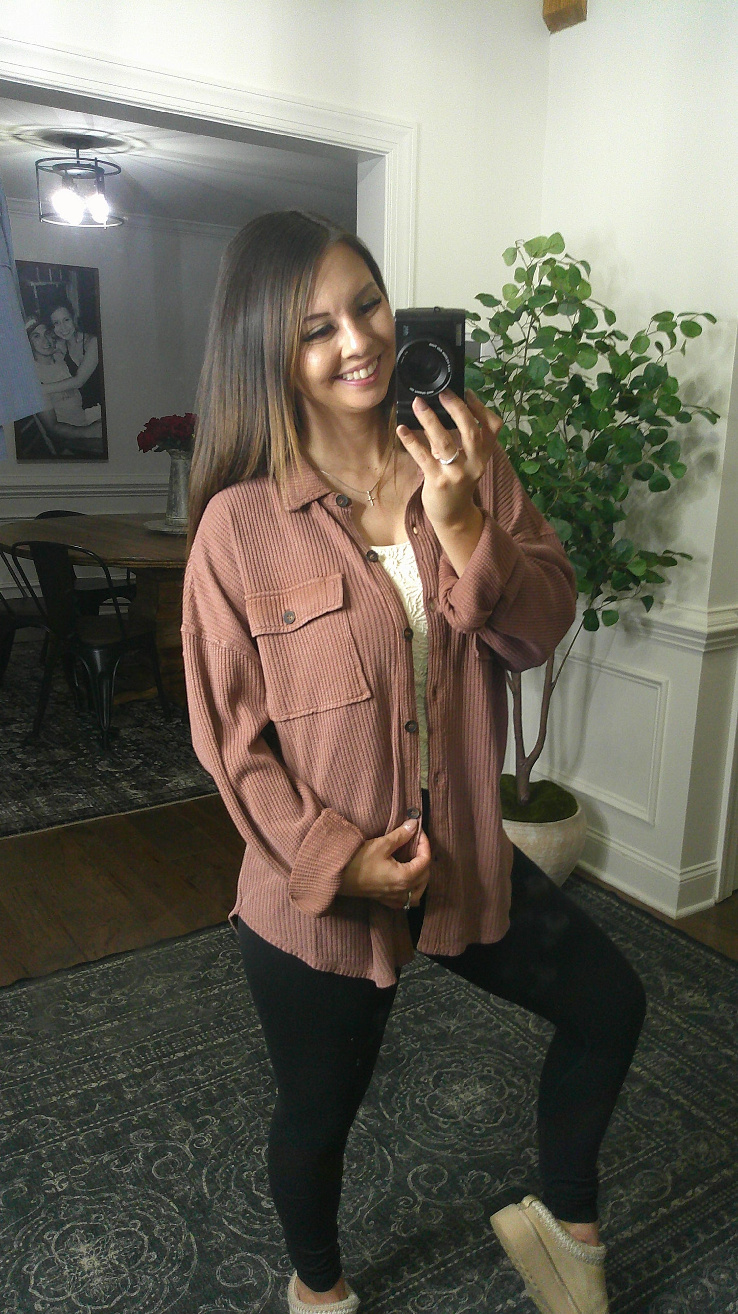 Your Go To Button Up (Chestnut)