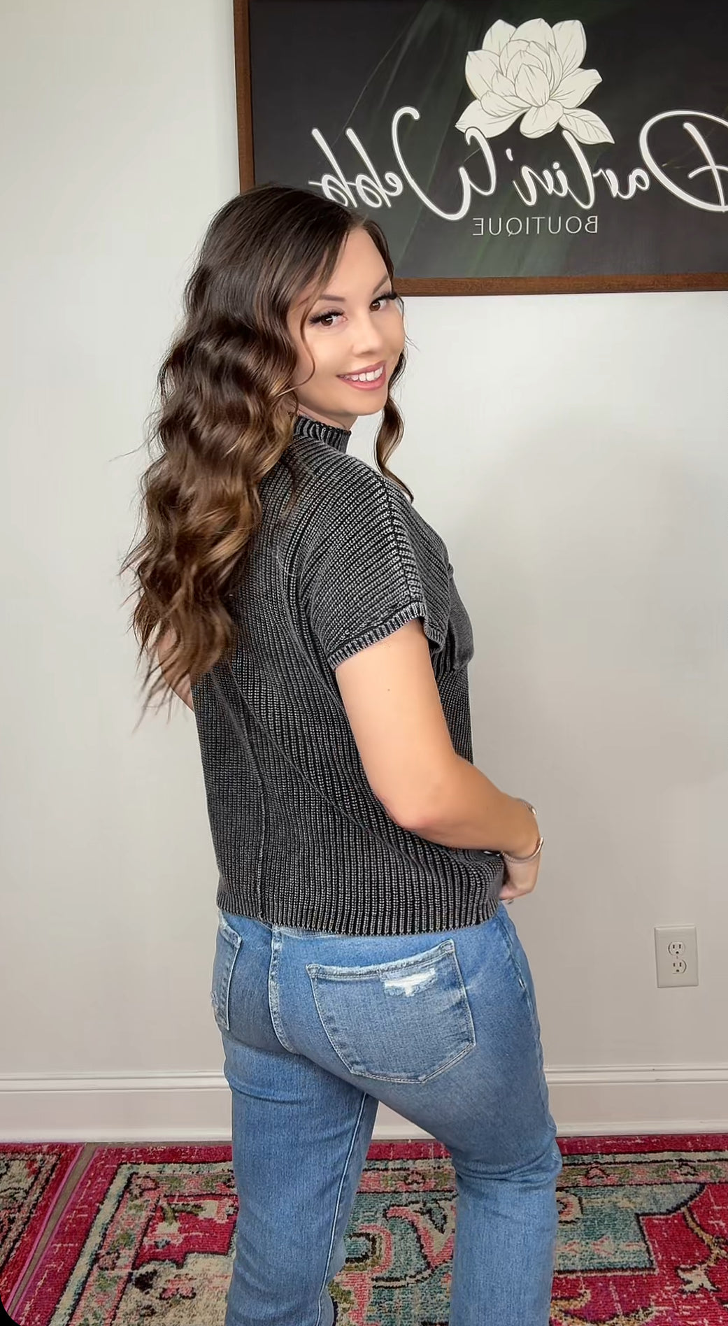 Casual Darling Top (Black)