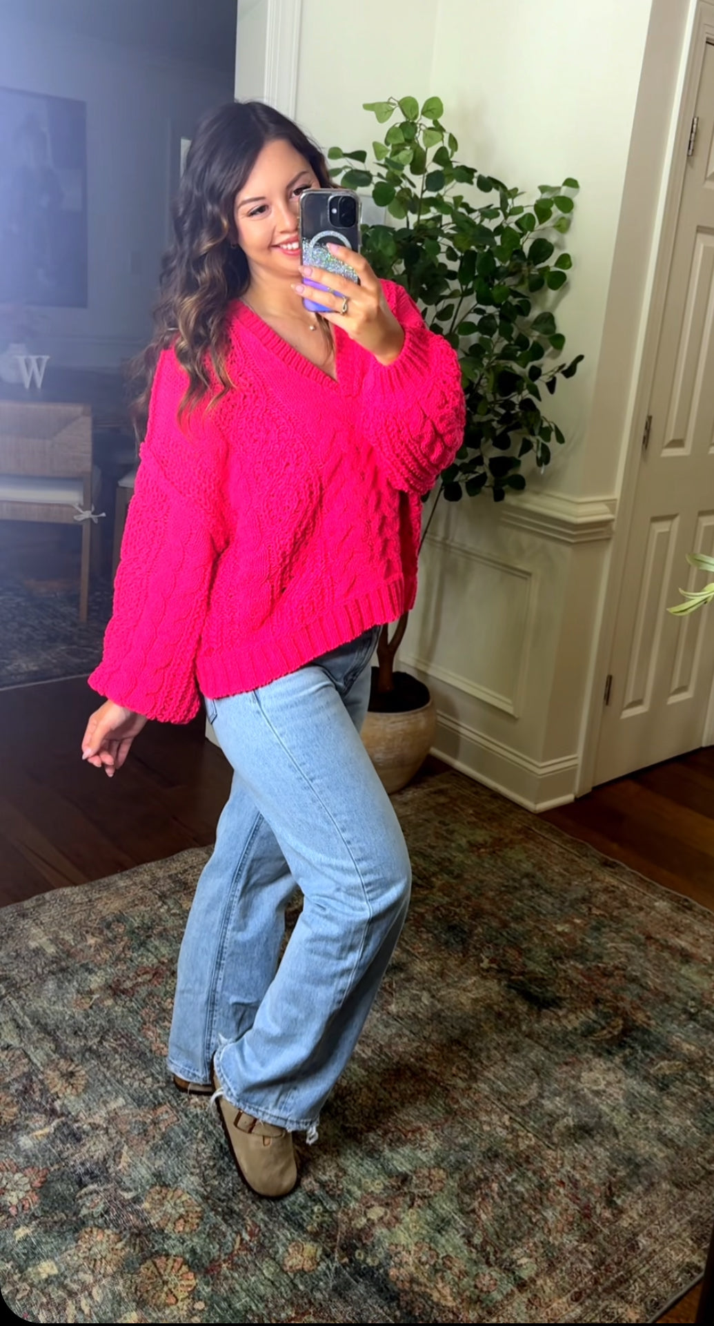 Pretty in POL Sweater